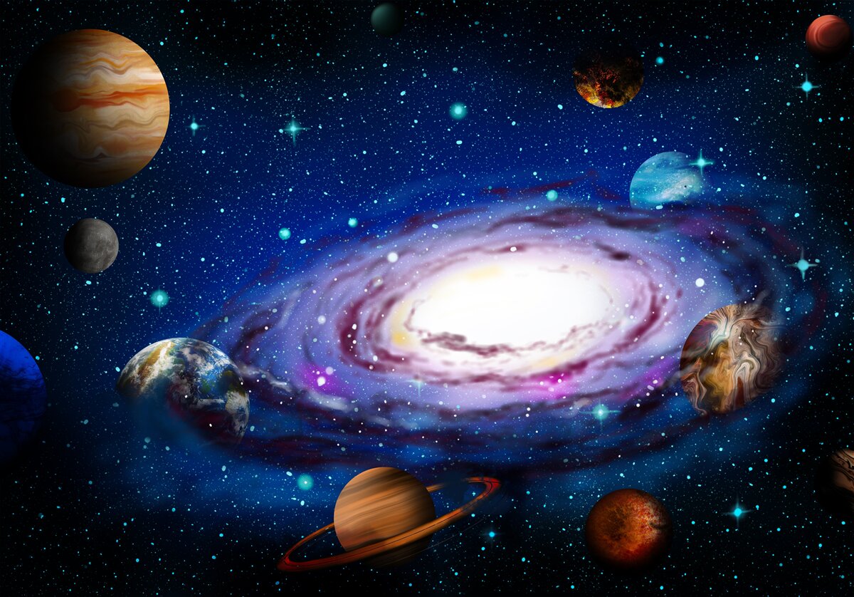 Fototapeten Konstellationen unseres Universums