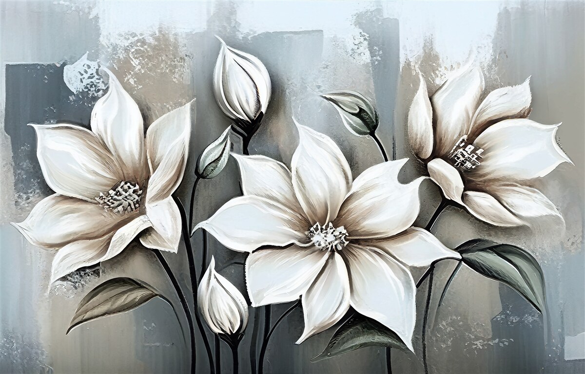 Fototapeten Das Blumenstrauß enthält weiße Blüten