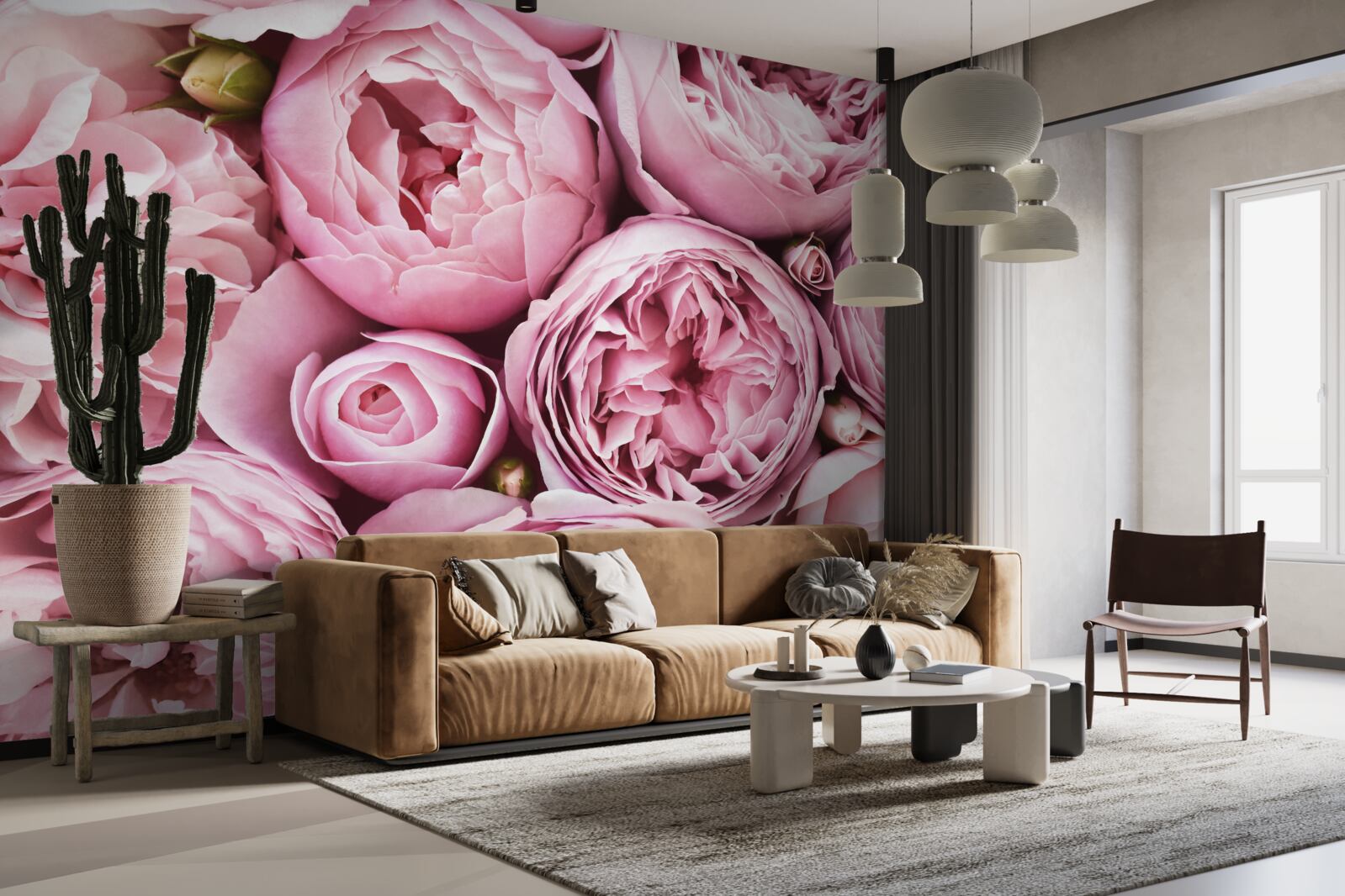 Fototapeten Rose in einem Blumenstrauß ist eine unvergessliche Sichtweise