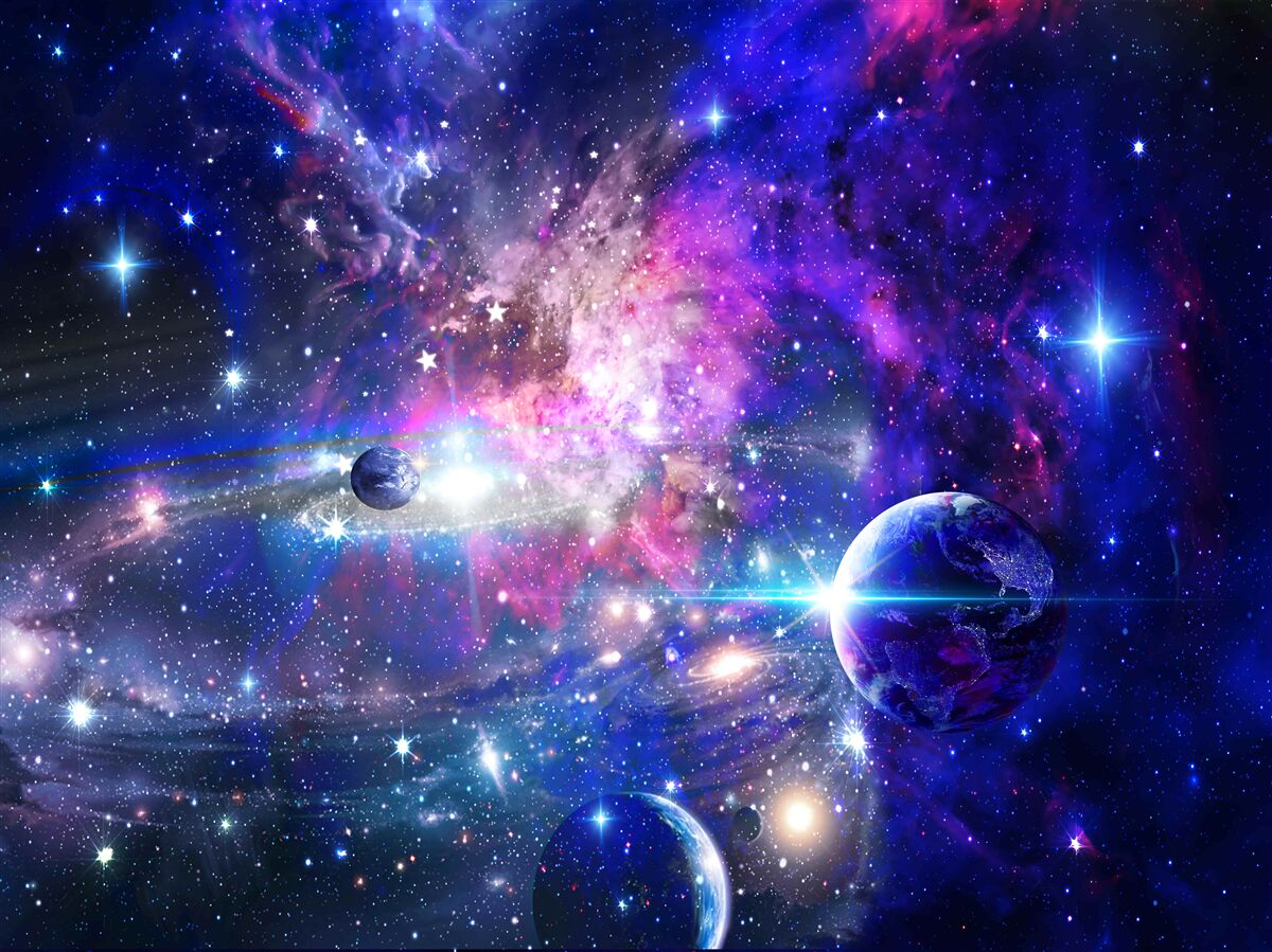 Fototapeten Planeten und Galaxien