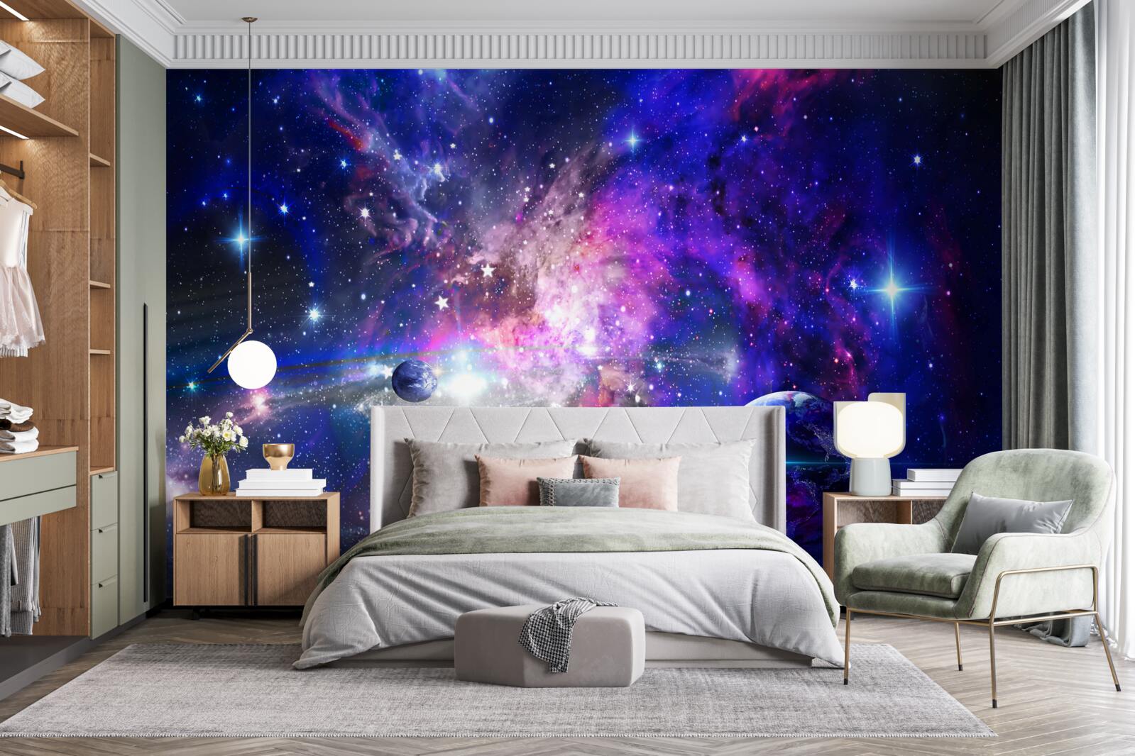Fototapeten Planeten und Galaxien