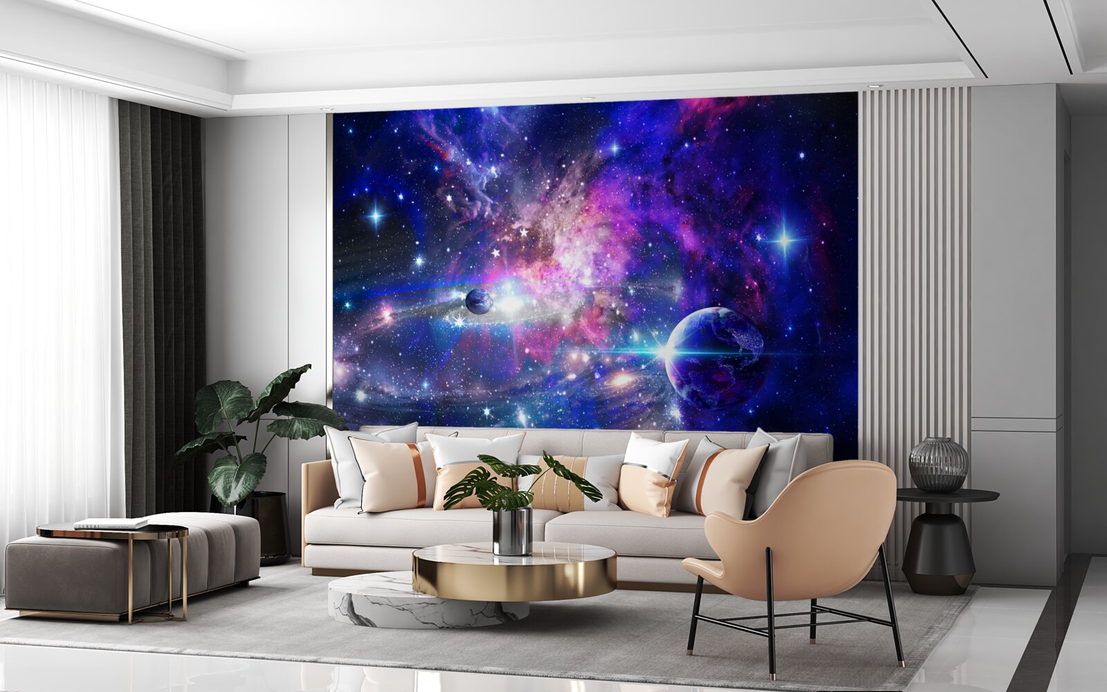 Fototapeten Planeten und Galaxien