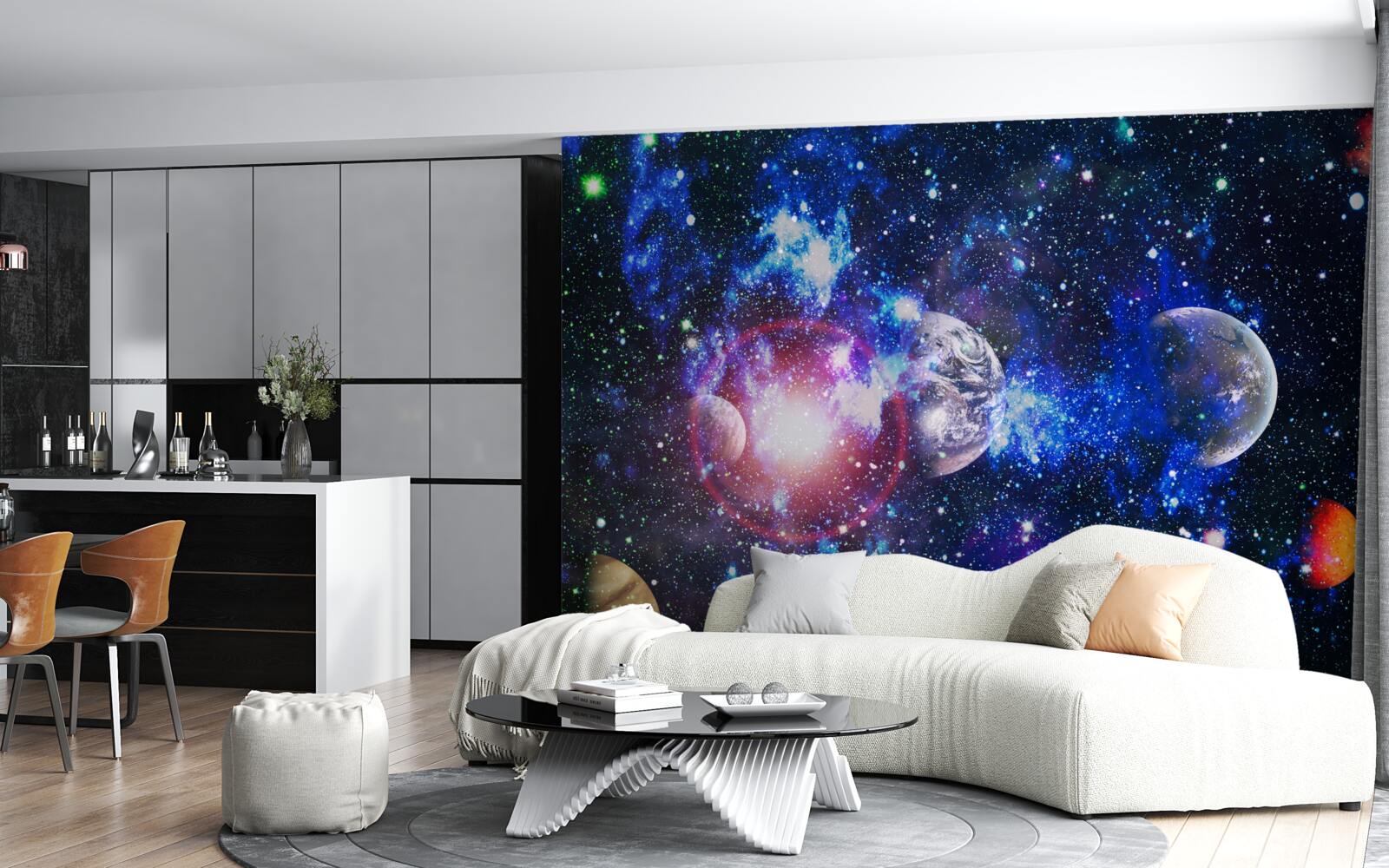Fototapeten Geräumiges und mysteriöses Universum
