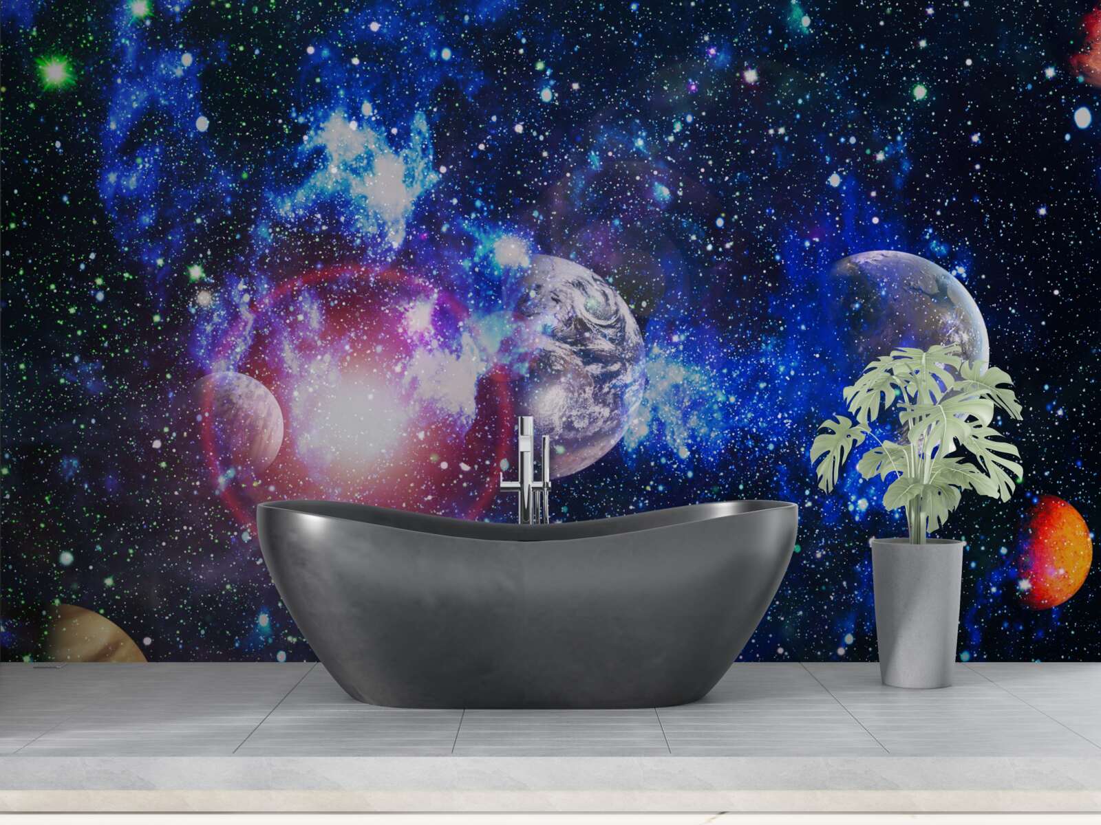 Fototapeten Geräumiges und mysteriöses Universum