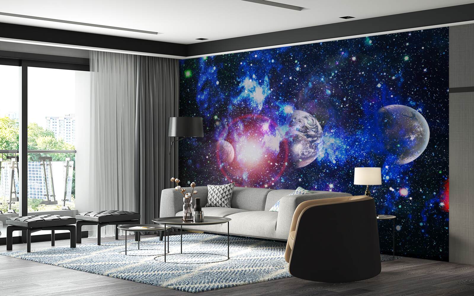 Fototapeten Geräumiges und mysteriöses Universum