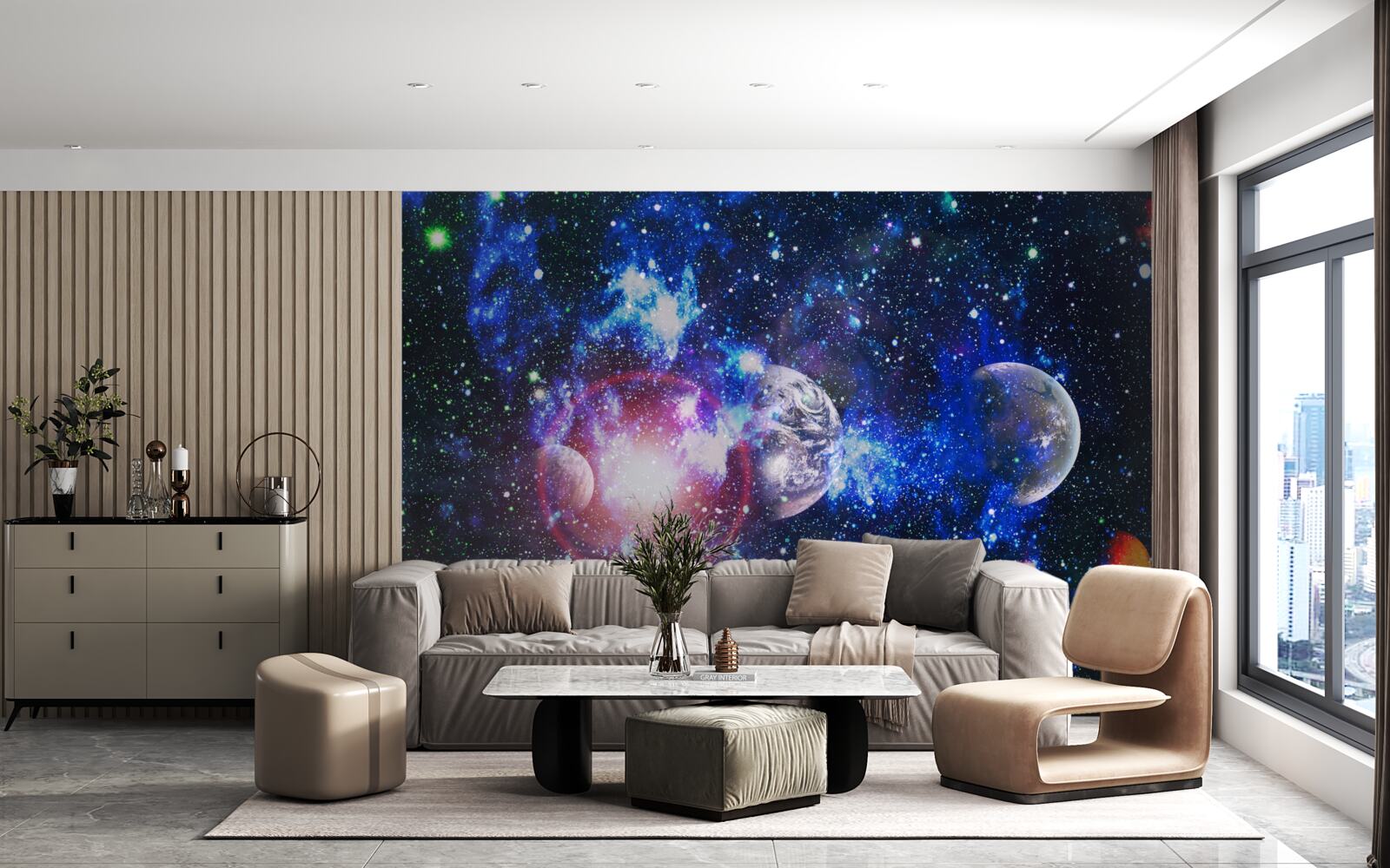 Fototapeten Geräumiges und mysteriöses Universum