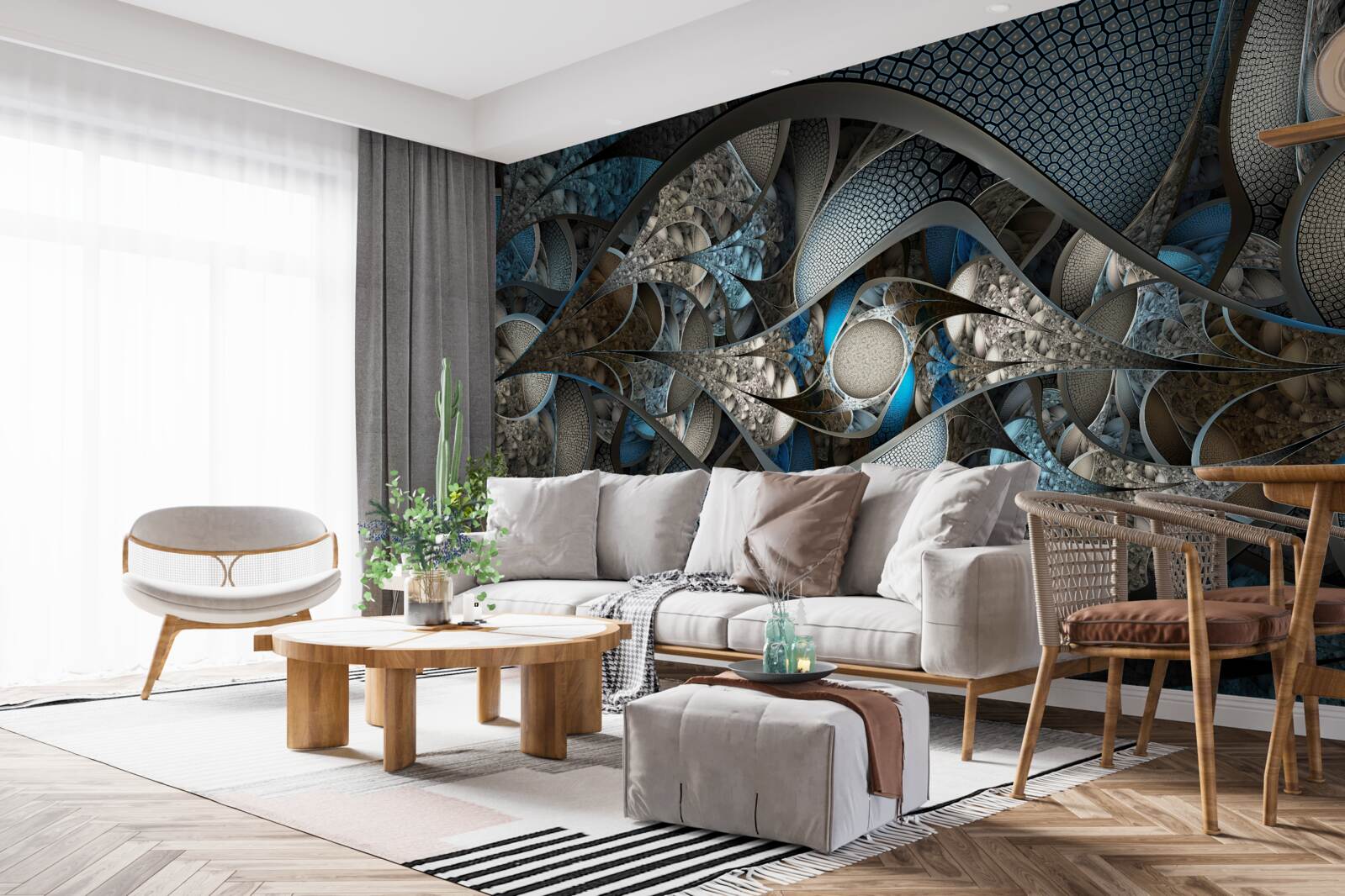 Fototapeten Extravaganter abstrakter Hintergrund