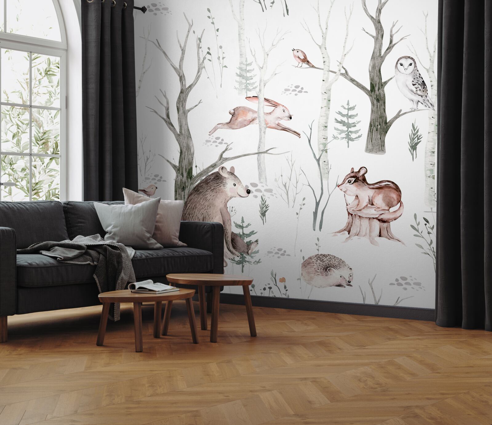 Fototapeten Tierwald