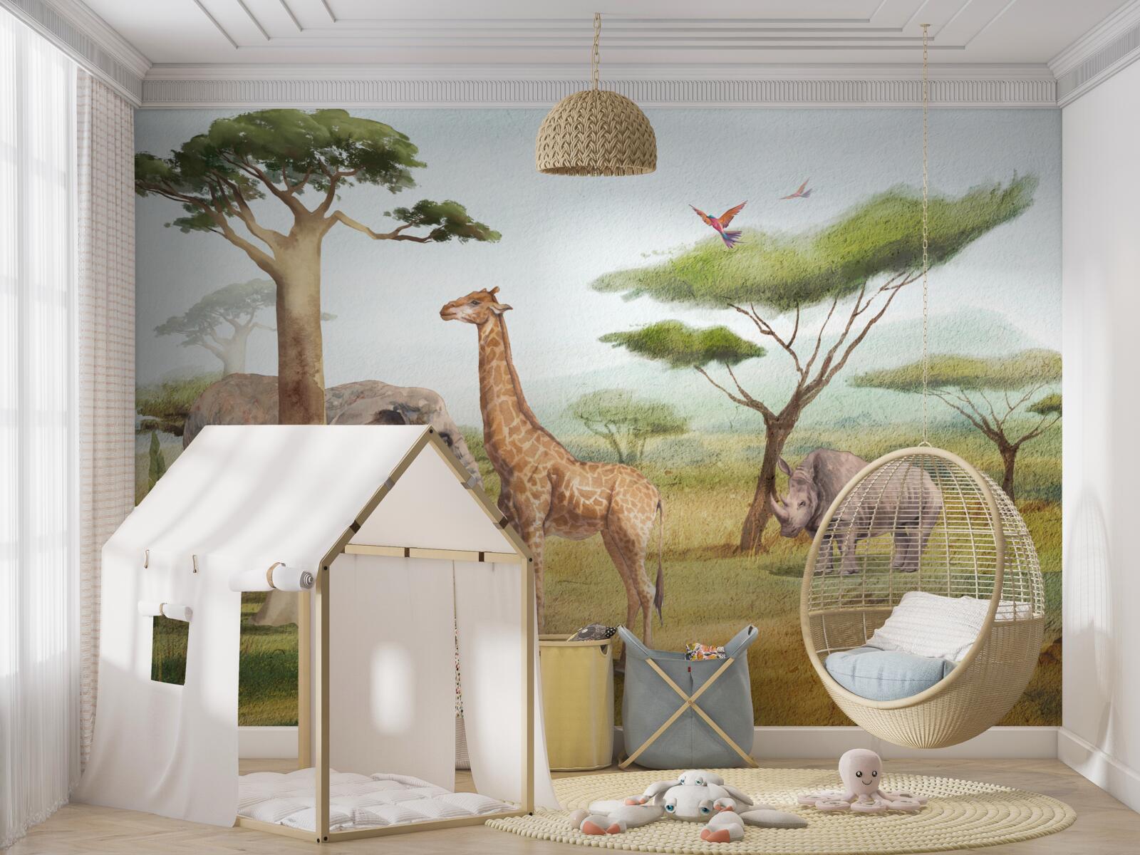 Fototapeten Afrikanische Tiere auf Safari