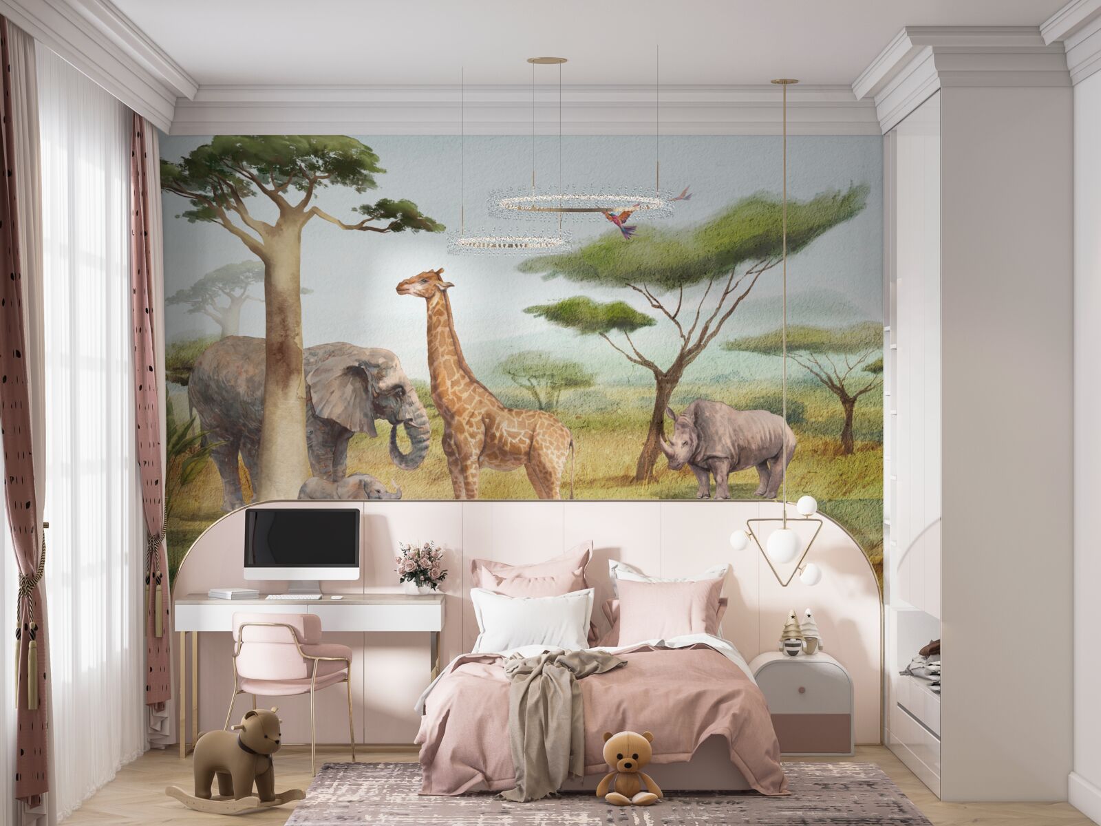 Fototapeten Afrikanische Tiere auf Safari