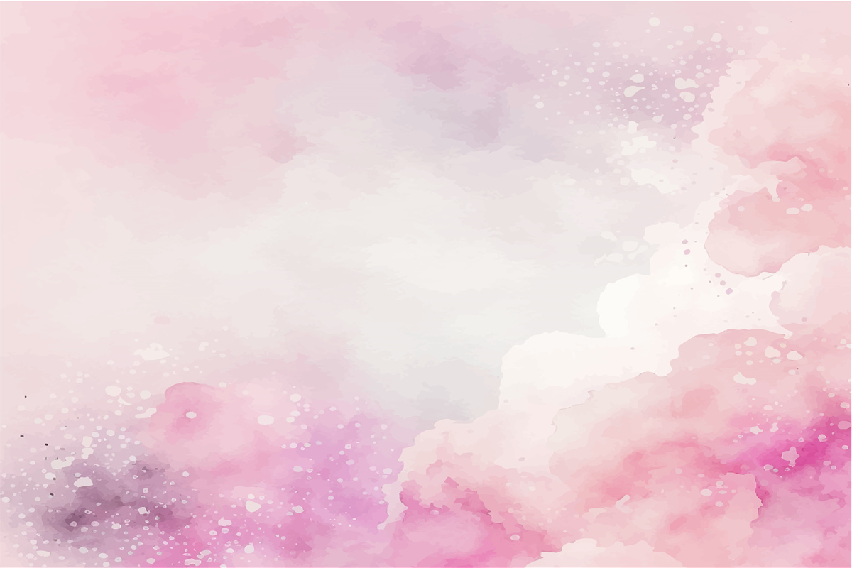 Fototapeten Weicher Hintergrund in rosa Tönen von Aquarellen