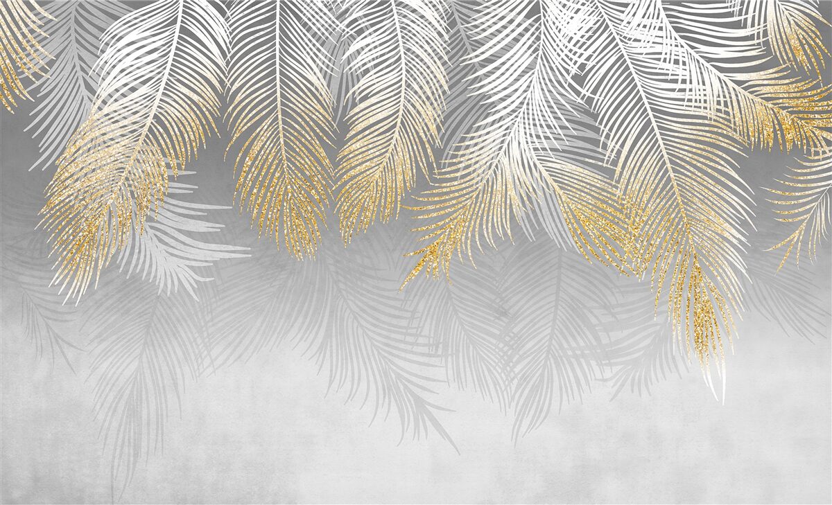 Fototapeten Weißgold