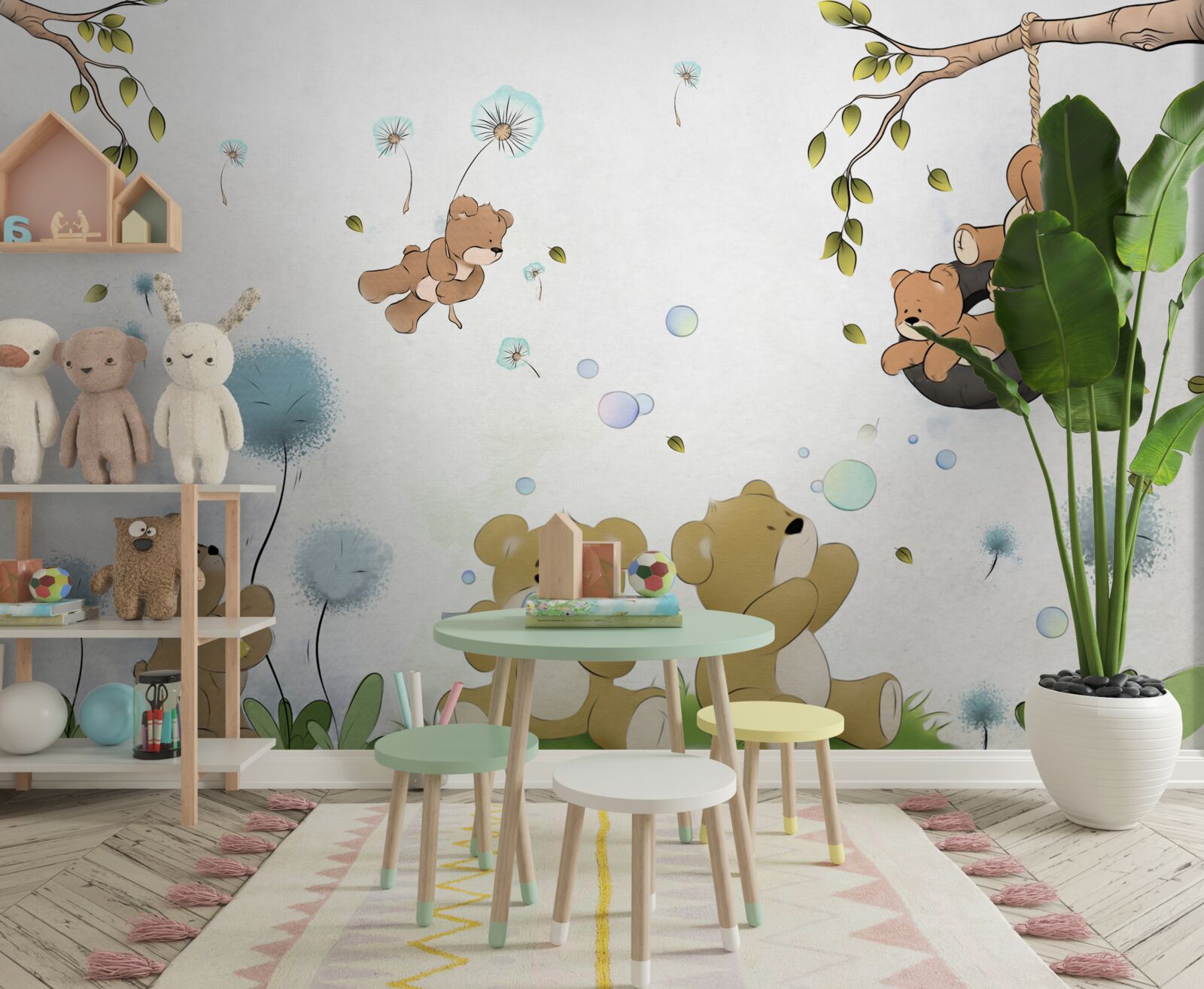 Fototapeten Babys spielen
