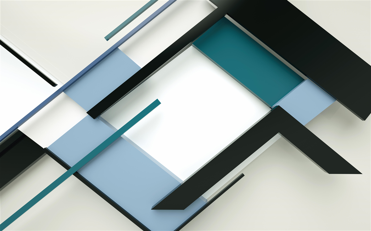 Fototapeten geometrische Formen der Abstraktion