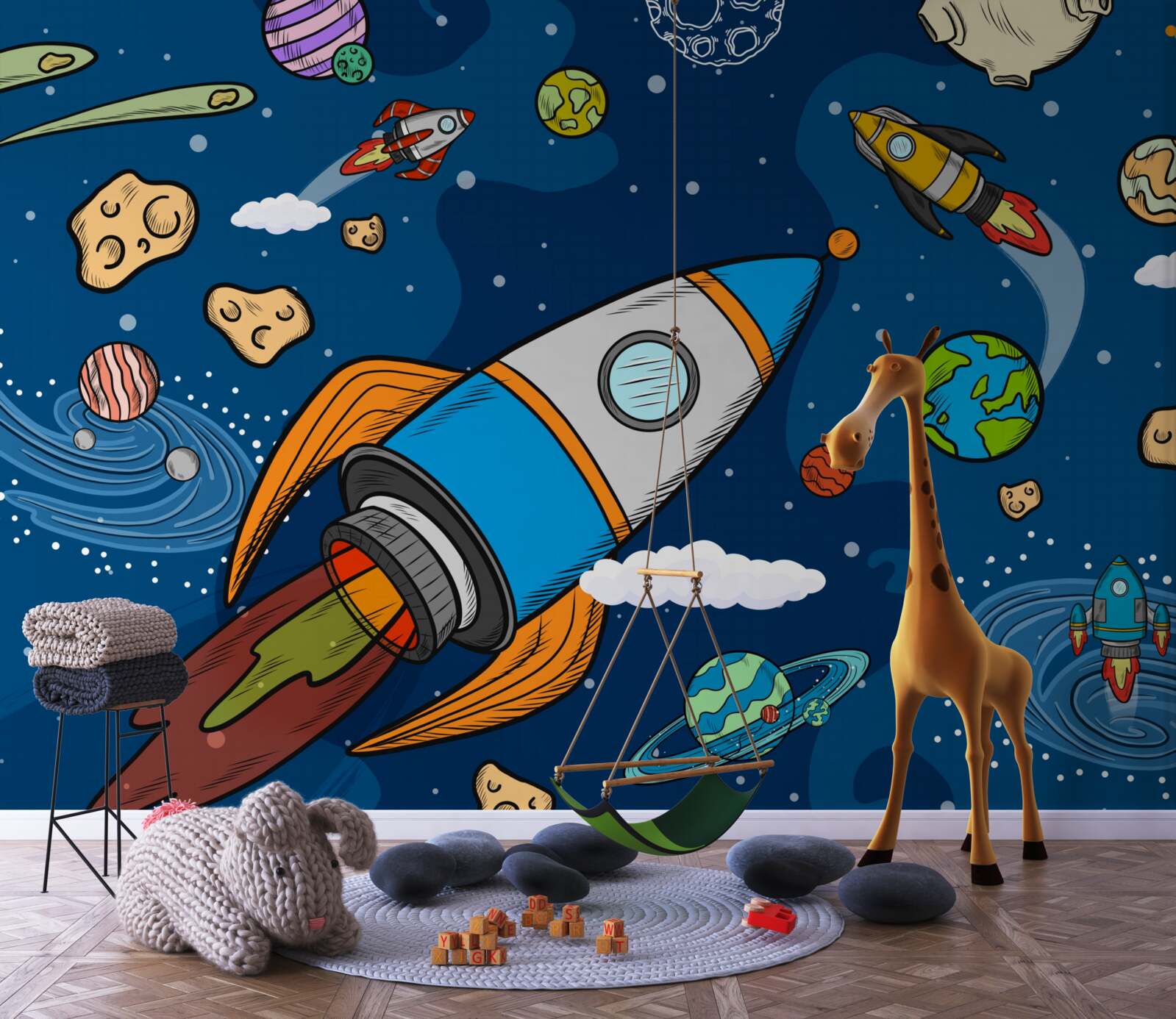 Fototapeten Space Rockets