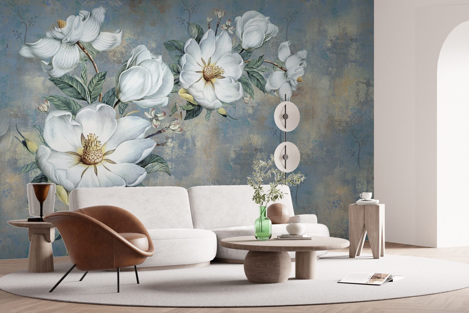 Fototapeten Blühende Magnolien