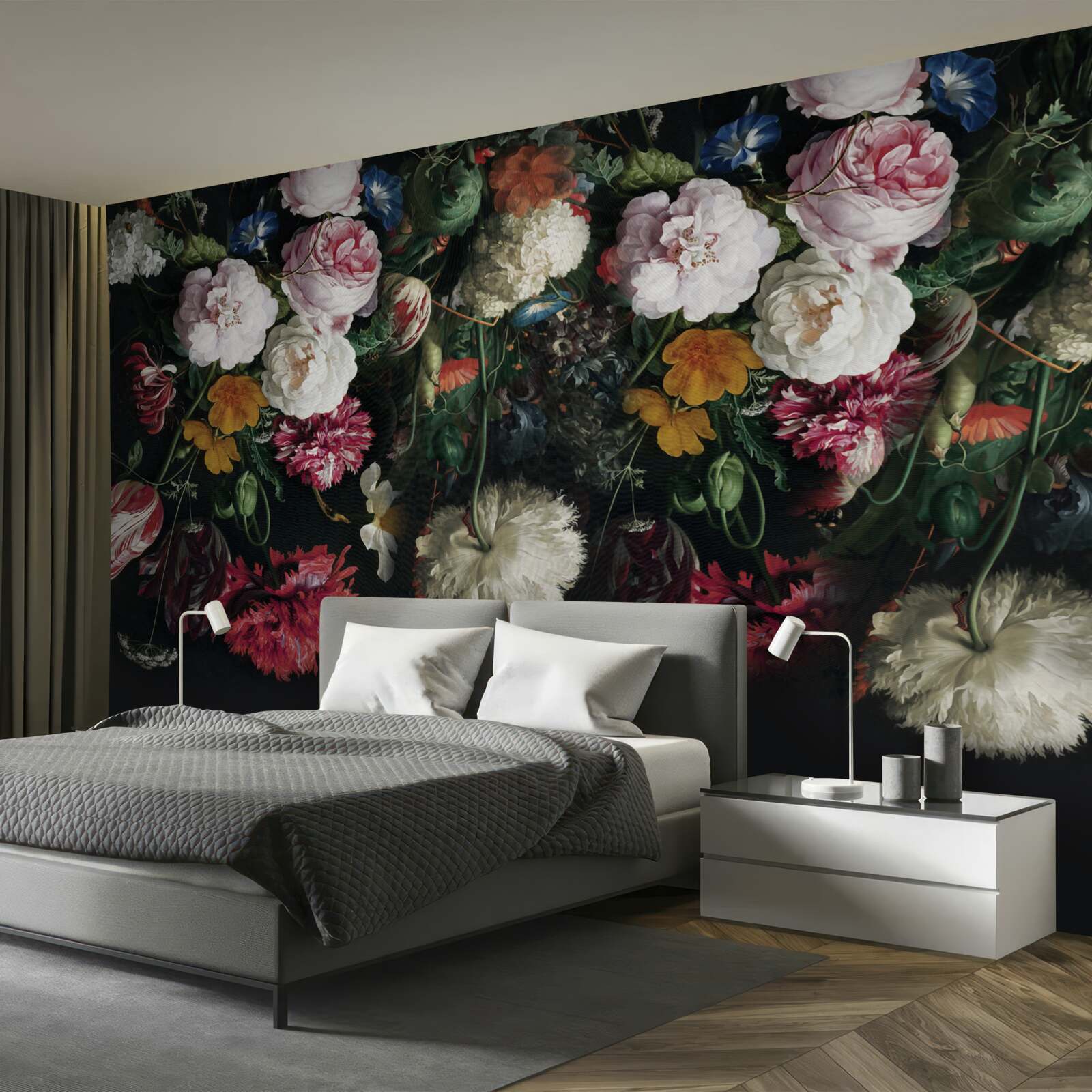 Fototapeten Knospen, Botanik und zeitgenössische Kreativität schneiden