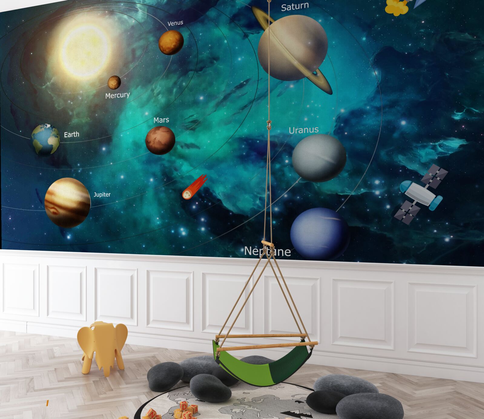 Fototapeten Raumkörper im Universum