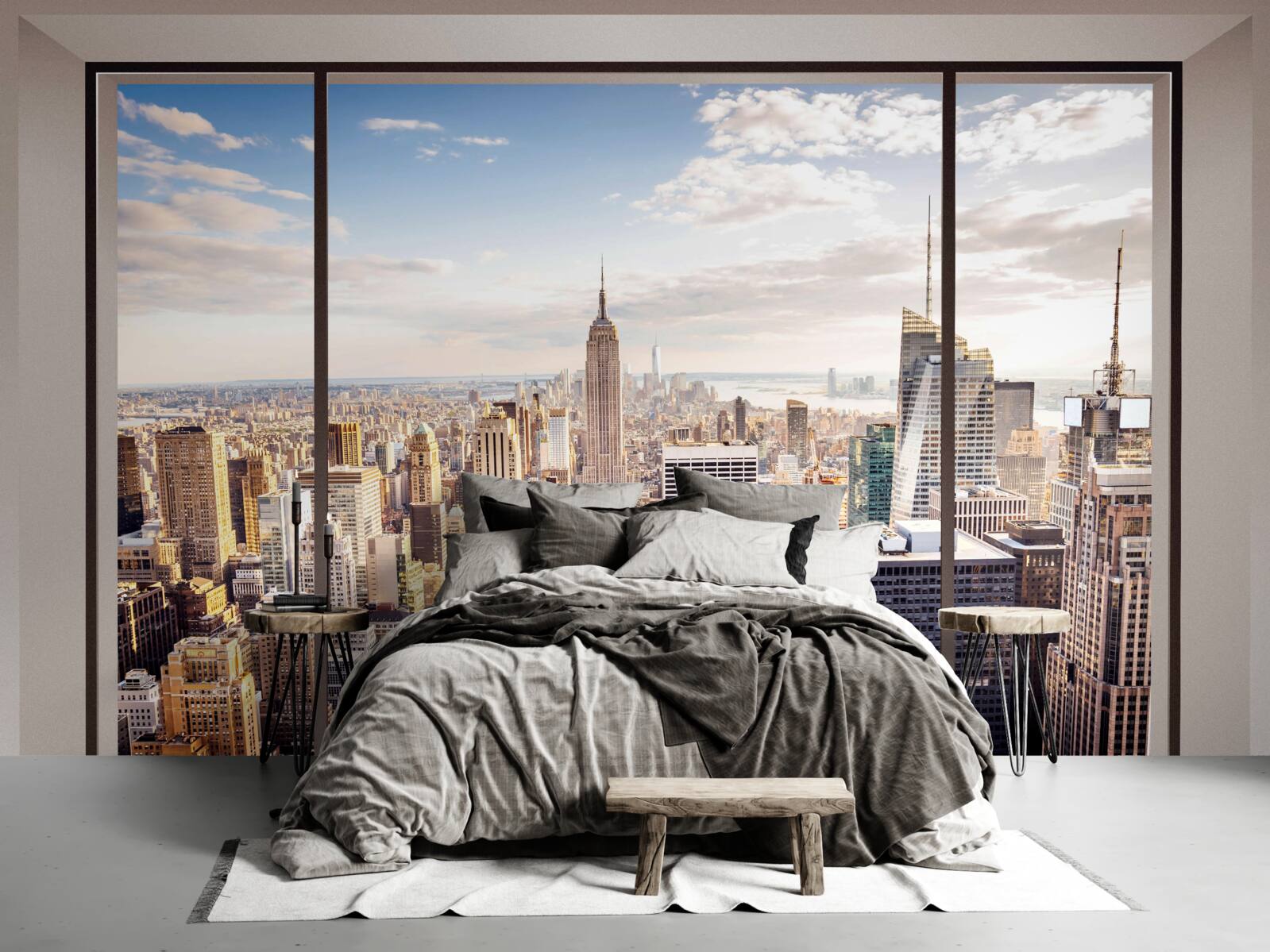 Fototapeten Blick vom Fenster nach New York