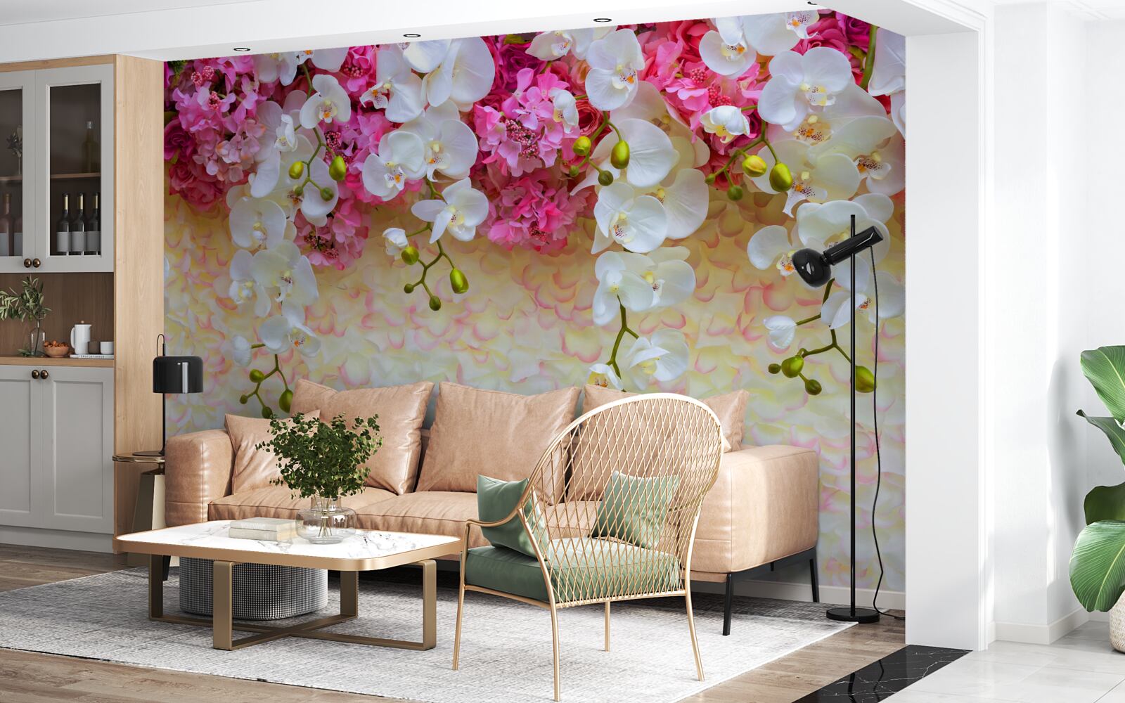 Fototapeten süße Orchideen