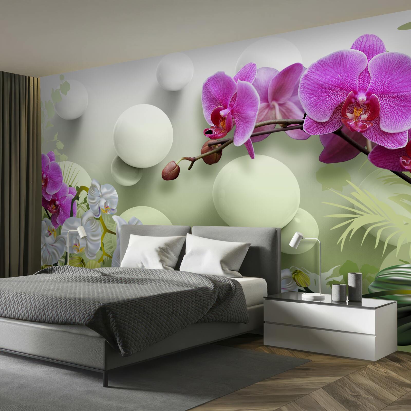 Fototapeten Lila Orchidee