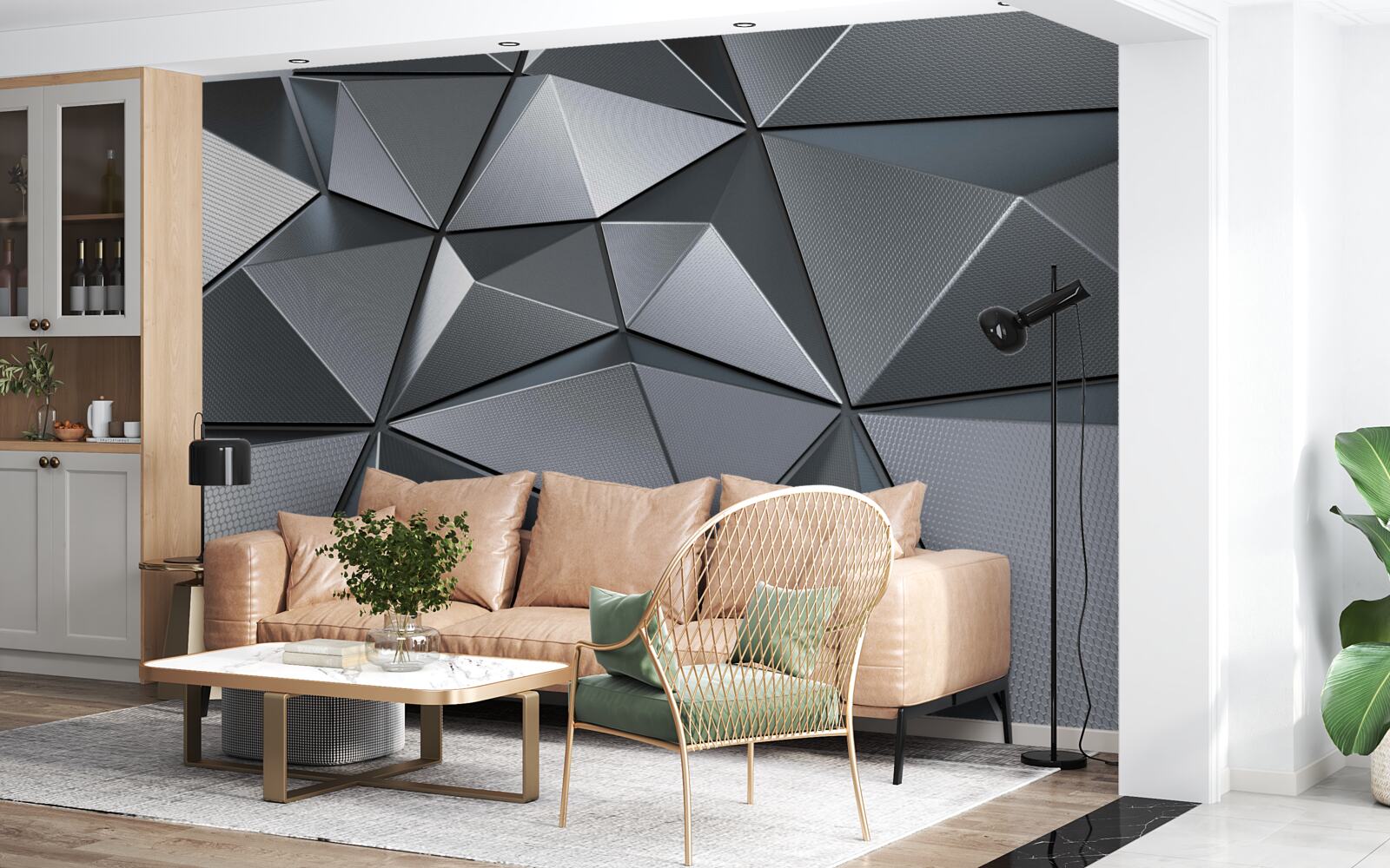 Fototapeten 3D -Wand