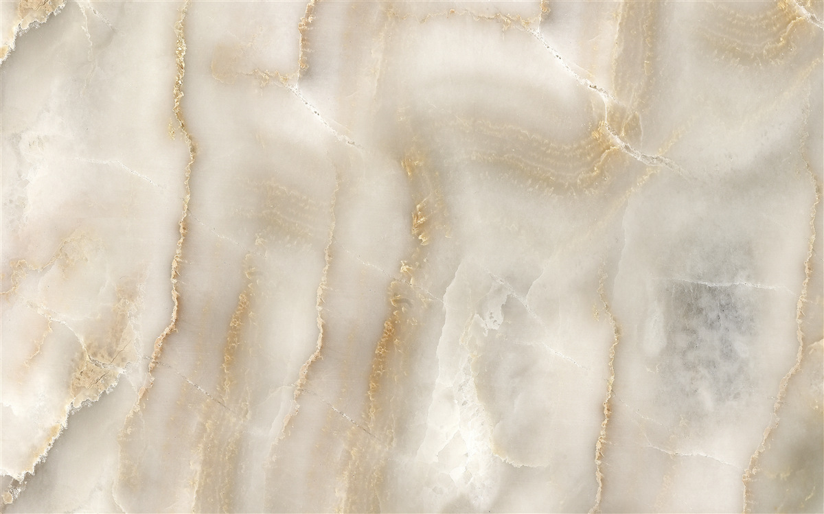 Fototapeten Eine mit Beige Marmor dekorierte Wand