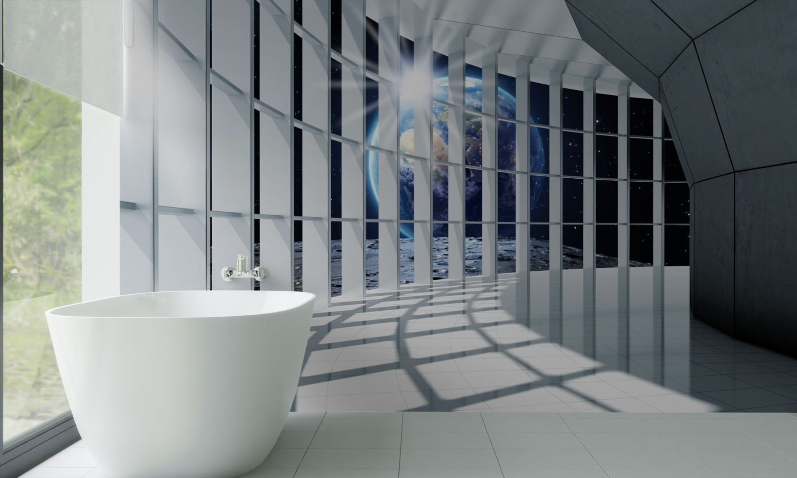 Fototapeten 3D -Korridor