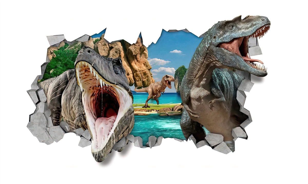Fototapeten Figur, Dinosaurier und Spiele