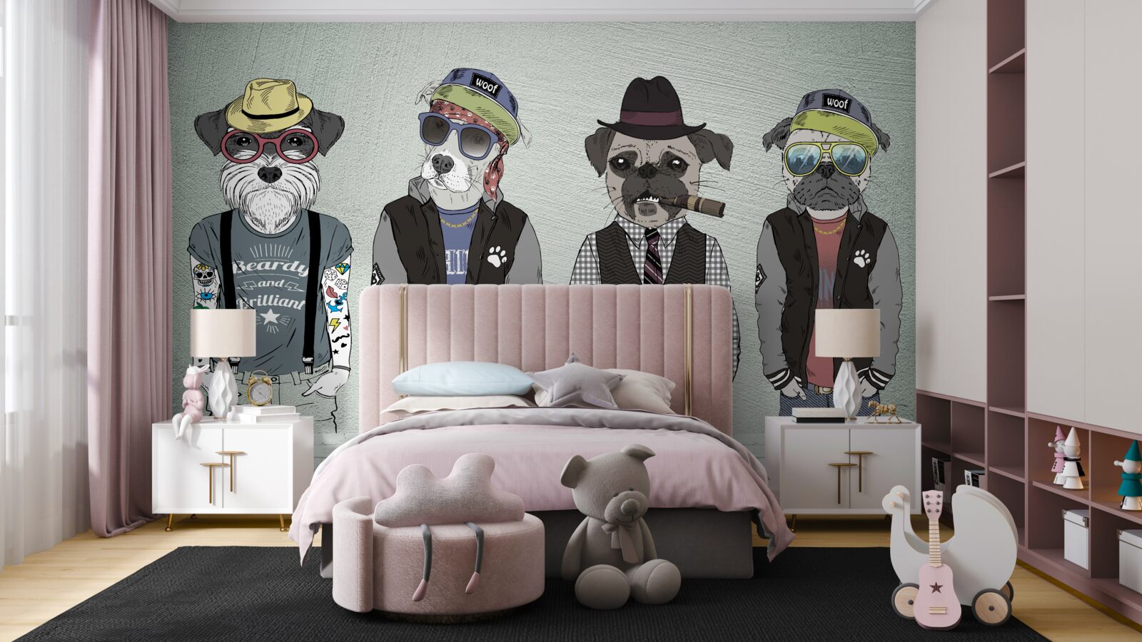 Fototapeten künstliches Bild, grafische Kreativität