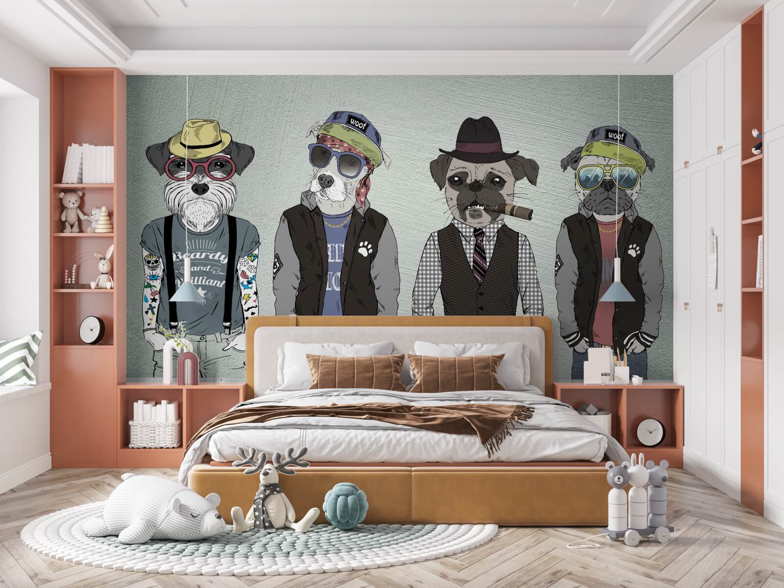 Fototapeten künstliches Bild, grafische Kreativität