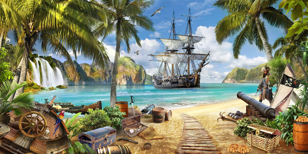 Fototapeten Auto, Carawela und Galeon