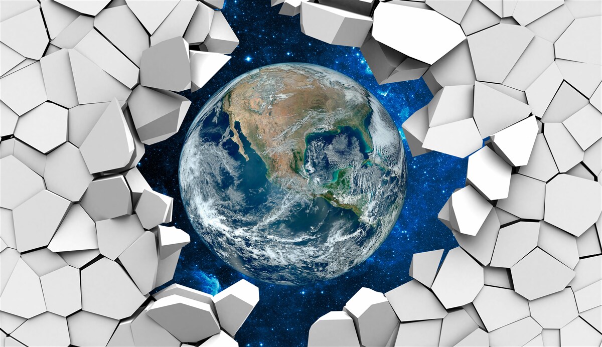 Fototapeten Die Erde ist der dritte Planet