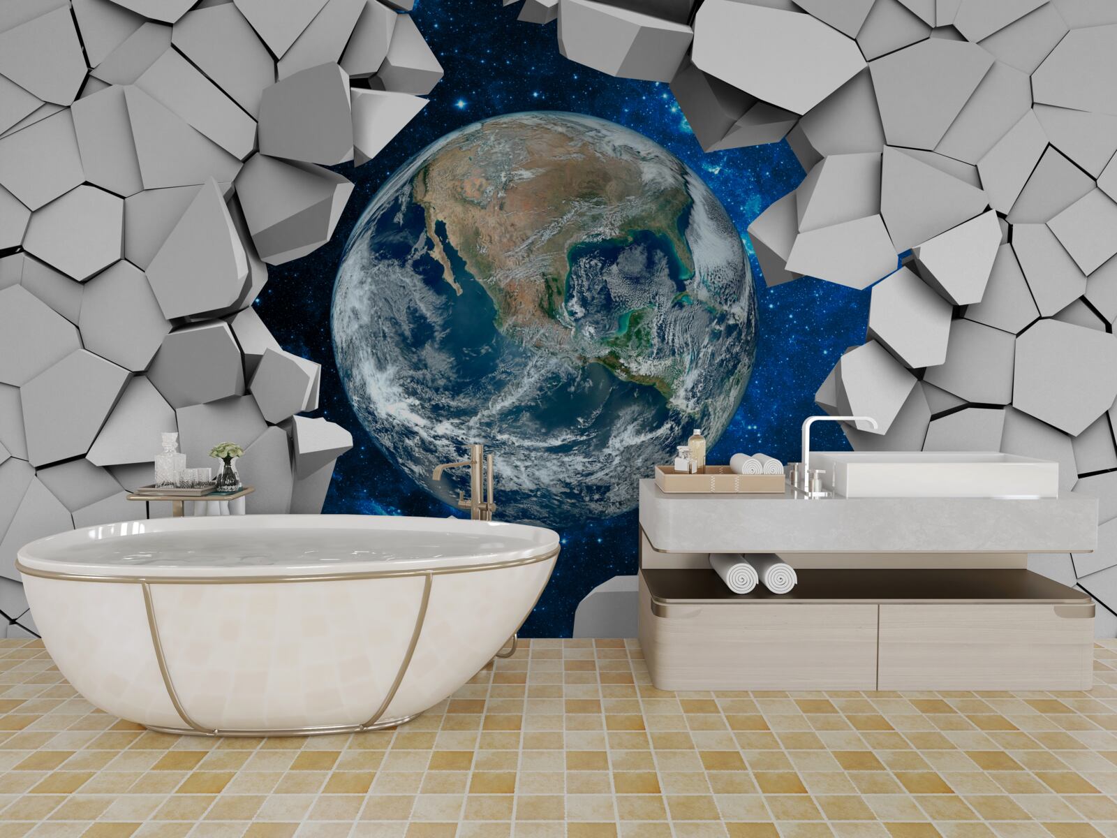 Fototapeten Die Erde ist der dritte Planet