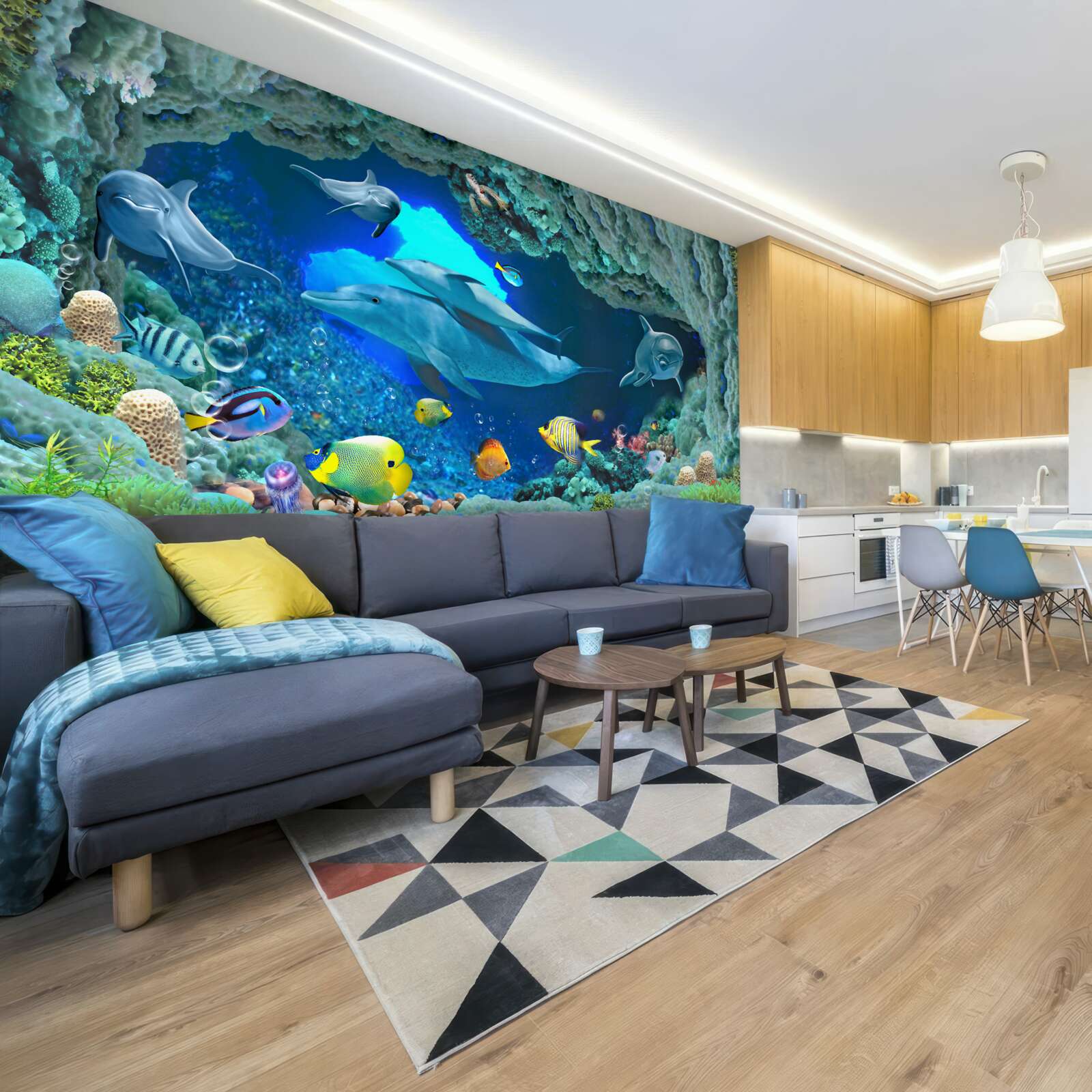 Fototapeten Wand- und Süßwasseraquarium