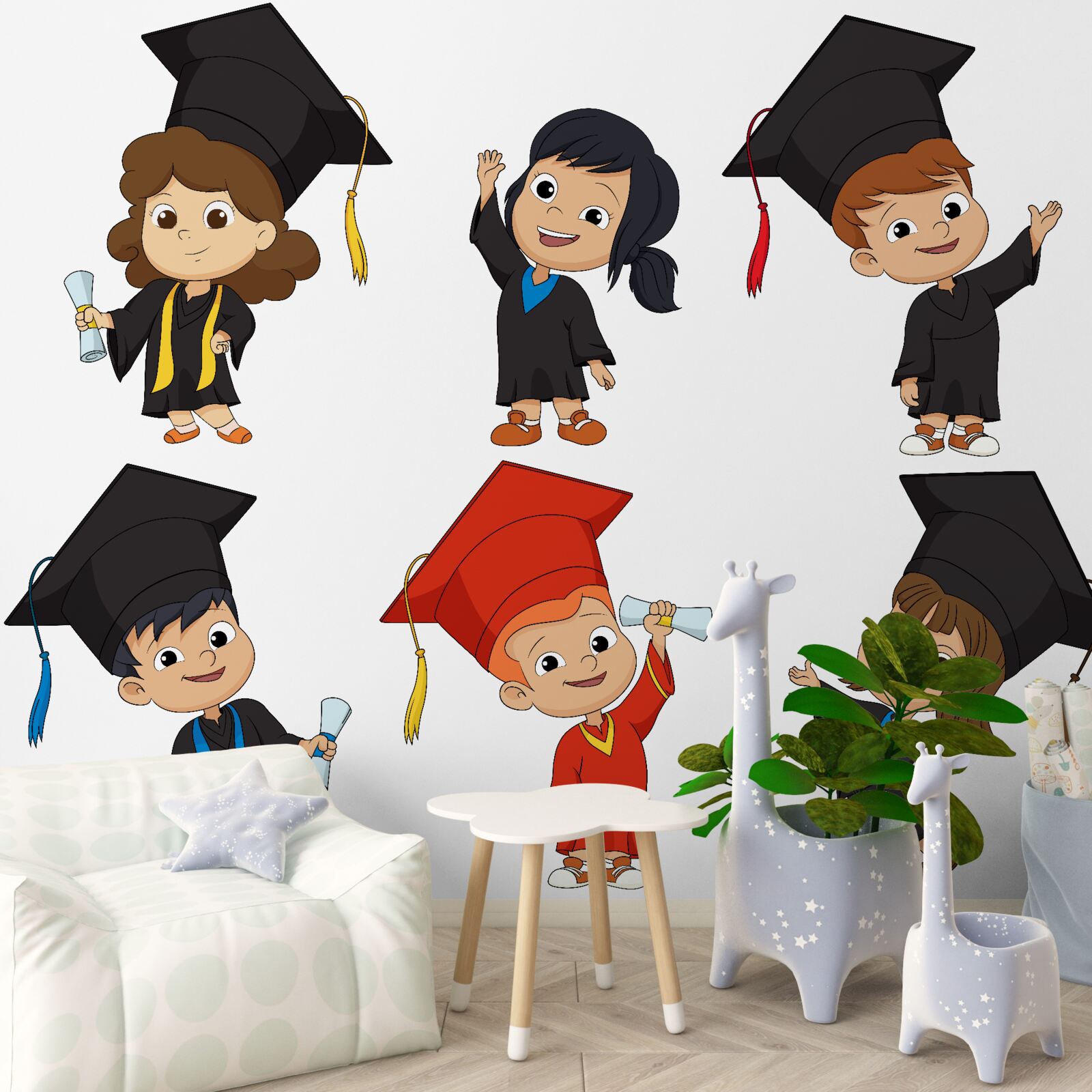 Fototapeten Kinder von Absolventen