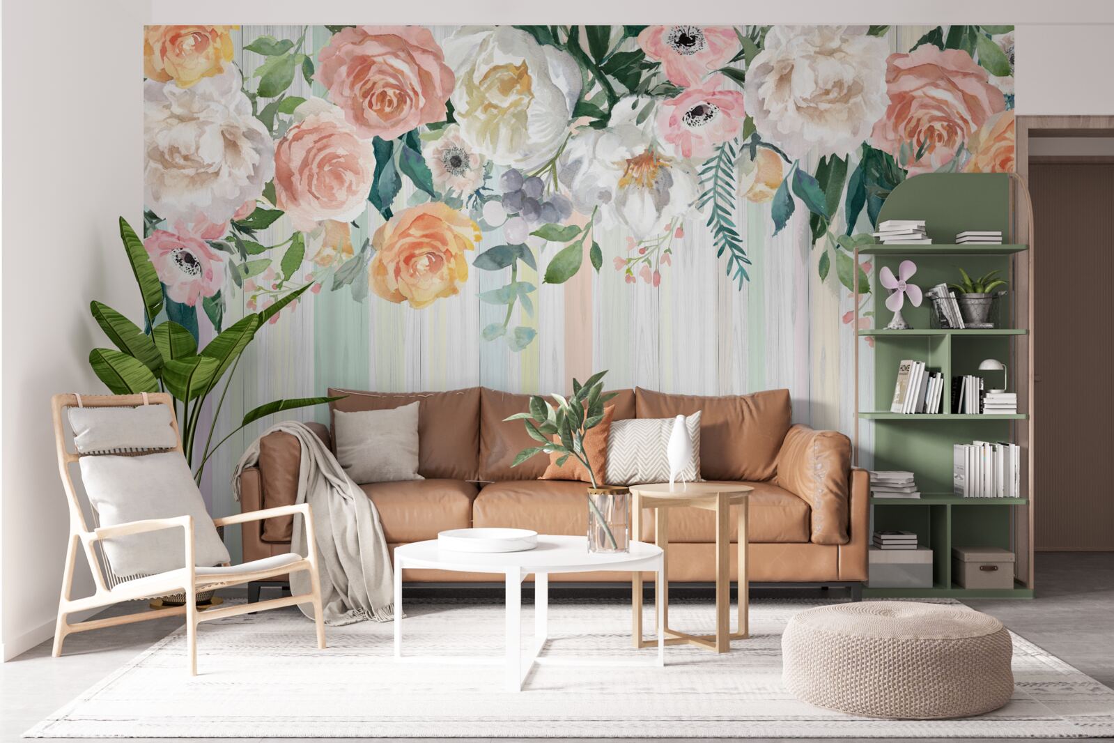Fototapeten Umgekehrte Rosenknospen