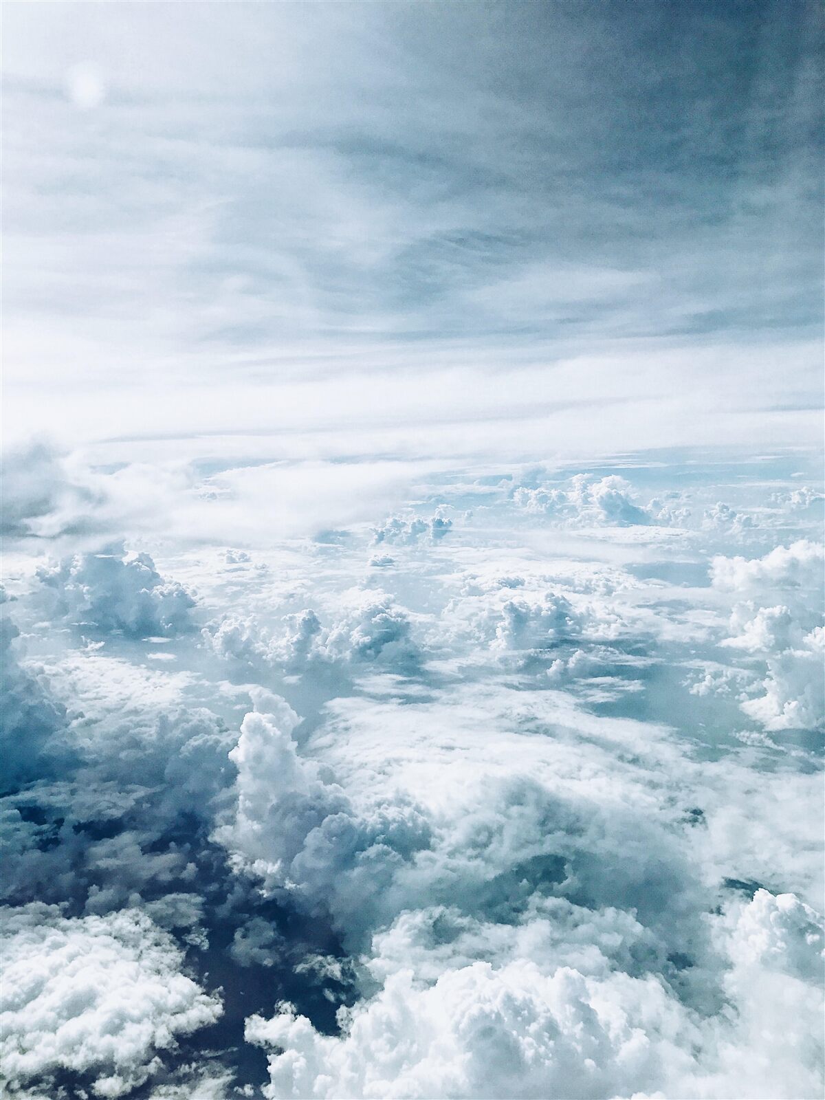 Fototapeten Majestätische Wolken am Himmel