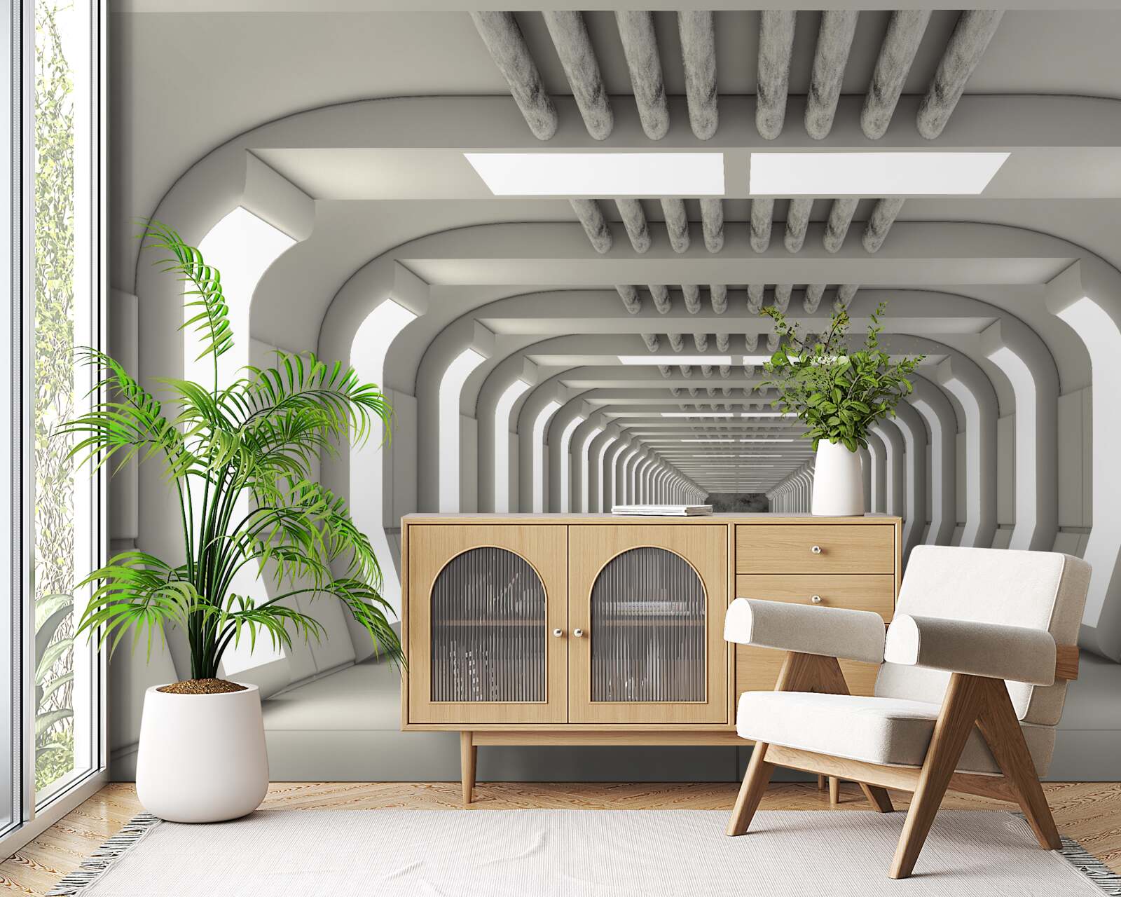 Fototapeten Moderner Tunnelstil
