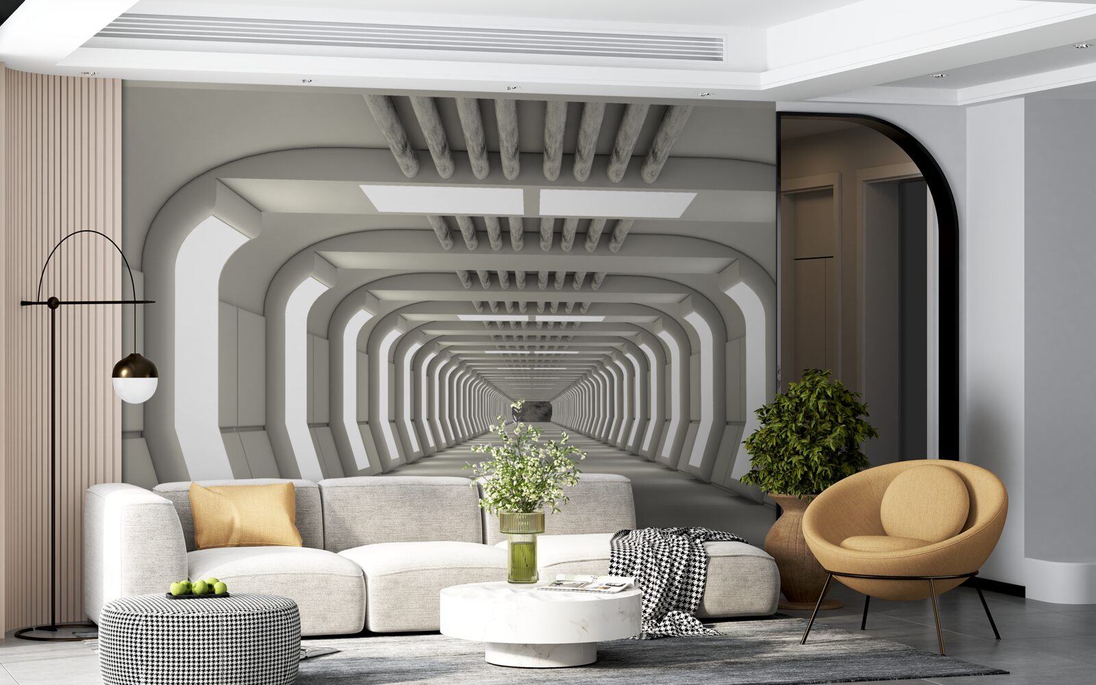 Fototapeten Moderner Tunnelstil