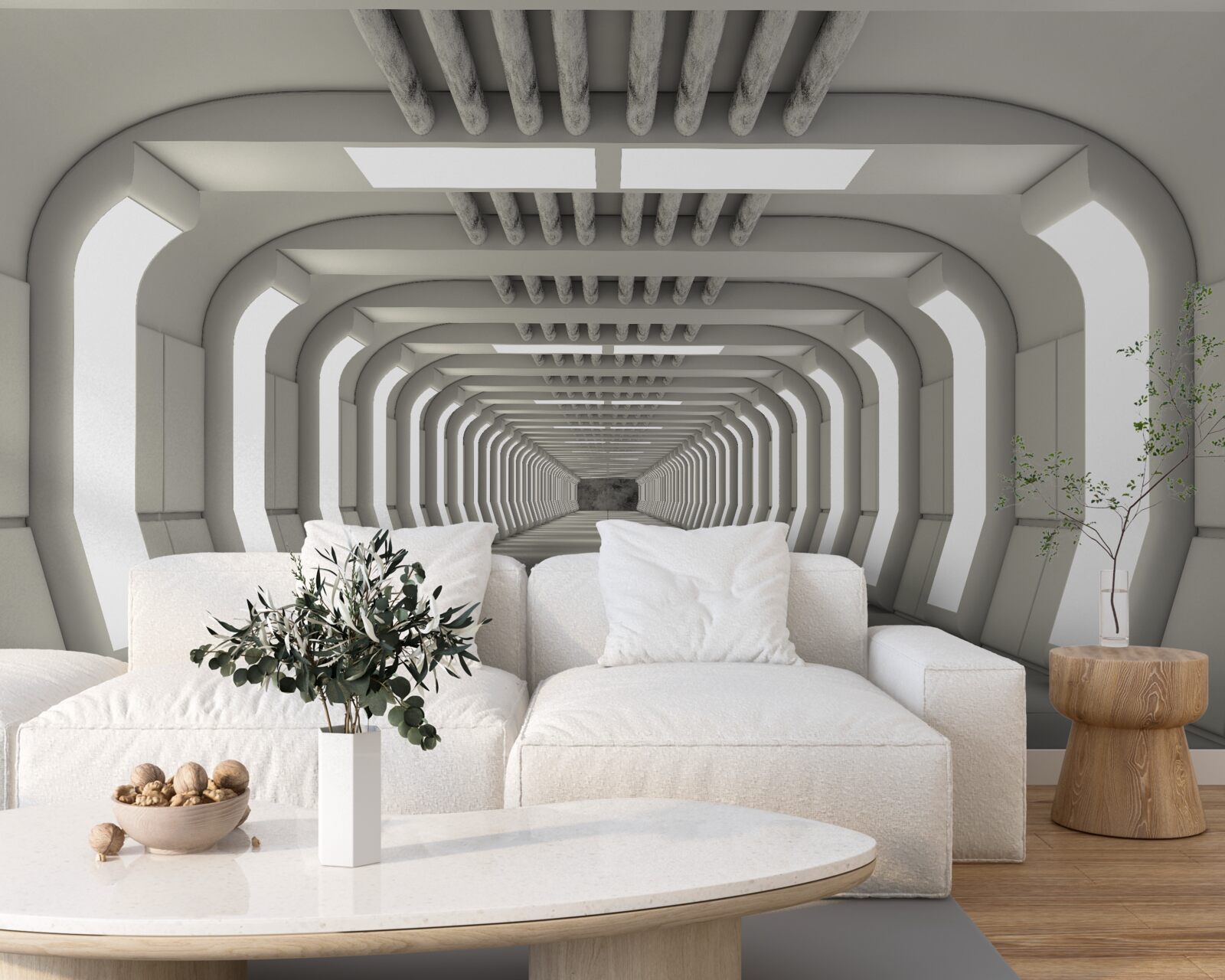 Fototapeten Moderner Tunnelstil