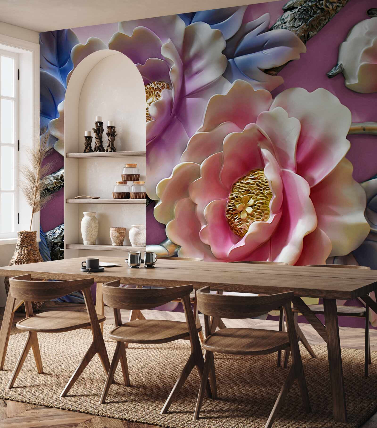 Fototapeten Tote, anmutige Blumen