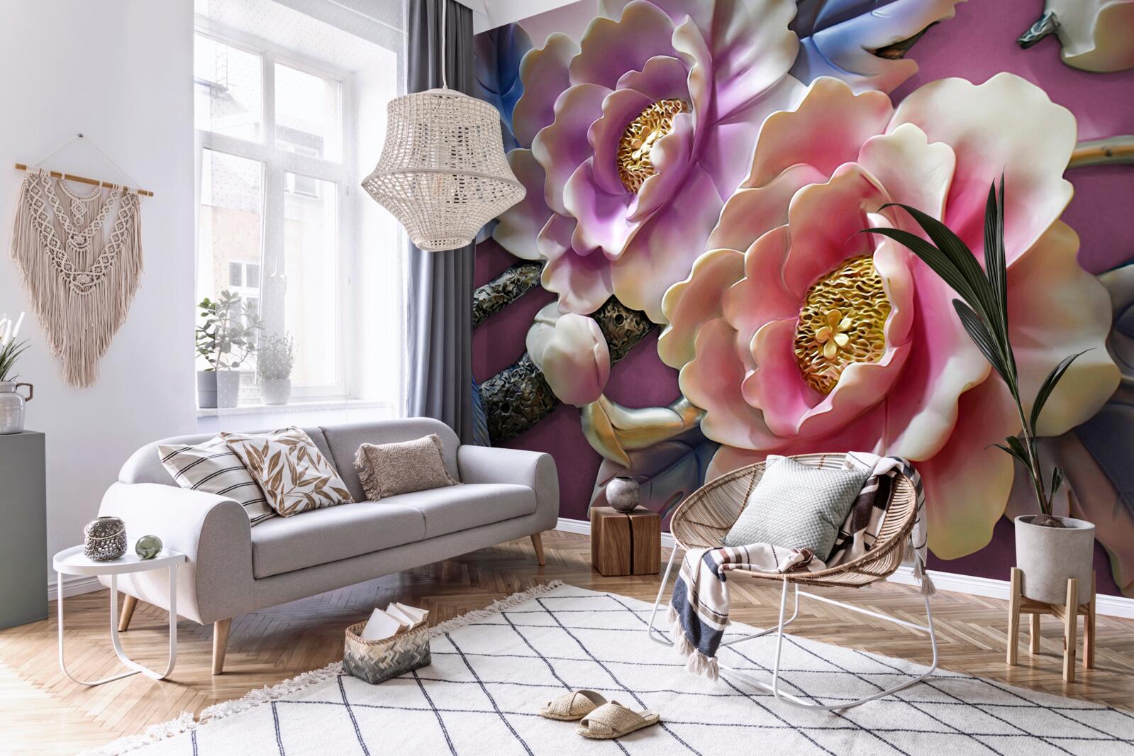 Fototapeten Tote, anmutige Blumen