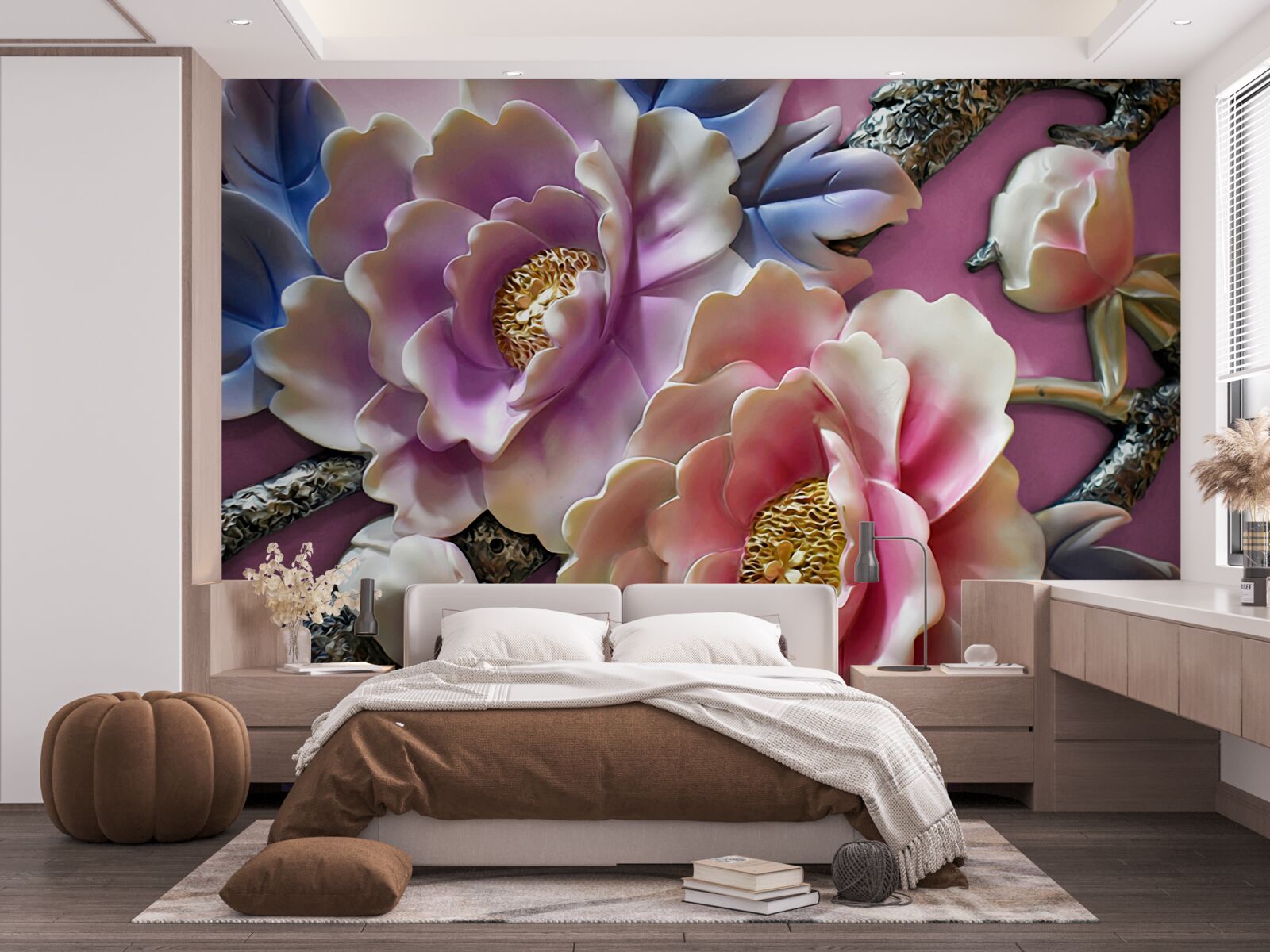 Fototapeten Tote, anmutige Blumen