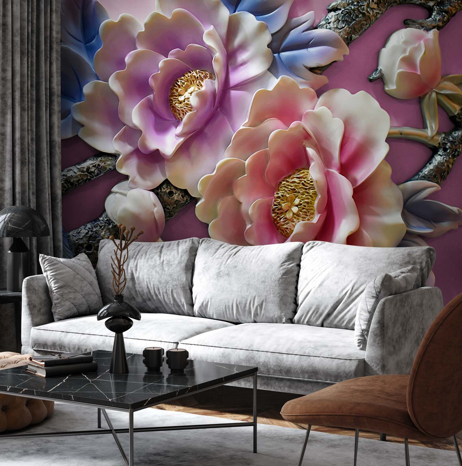 Fototapeten Tote, anmutige Blumen