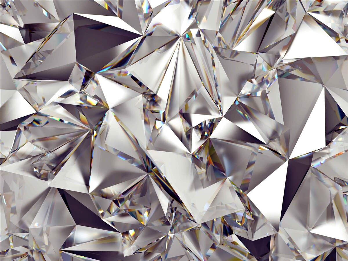 Fototapeten Abstraktion unter Verwendung geometrischer Formen