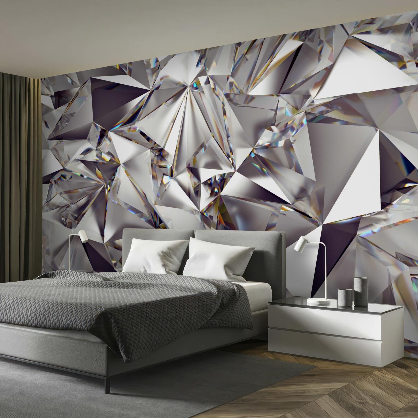 Fototapeten Abstraktion unter Verwendung geometrischer Formen