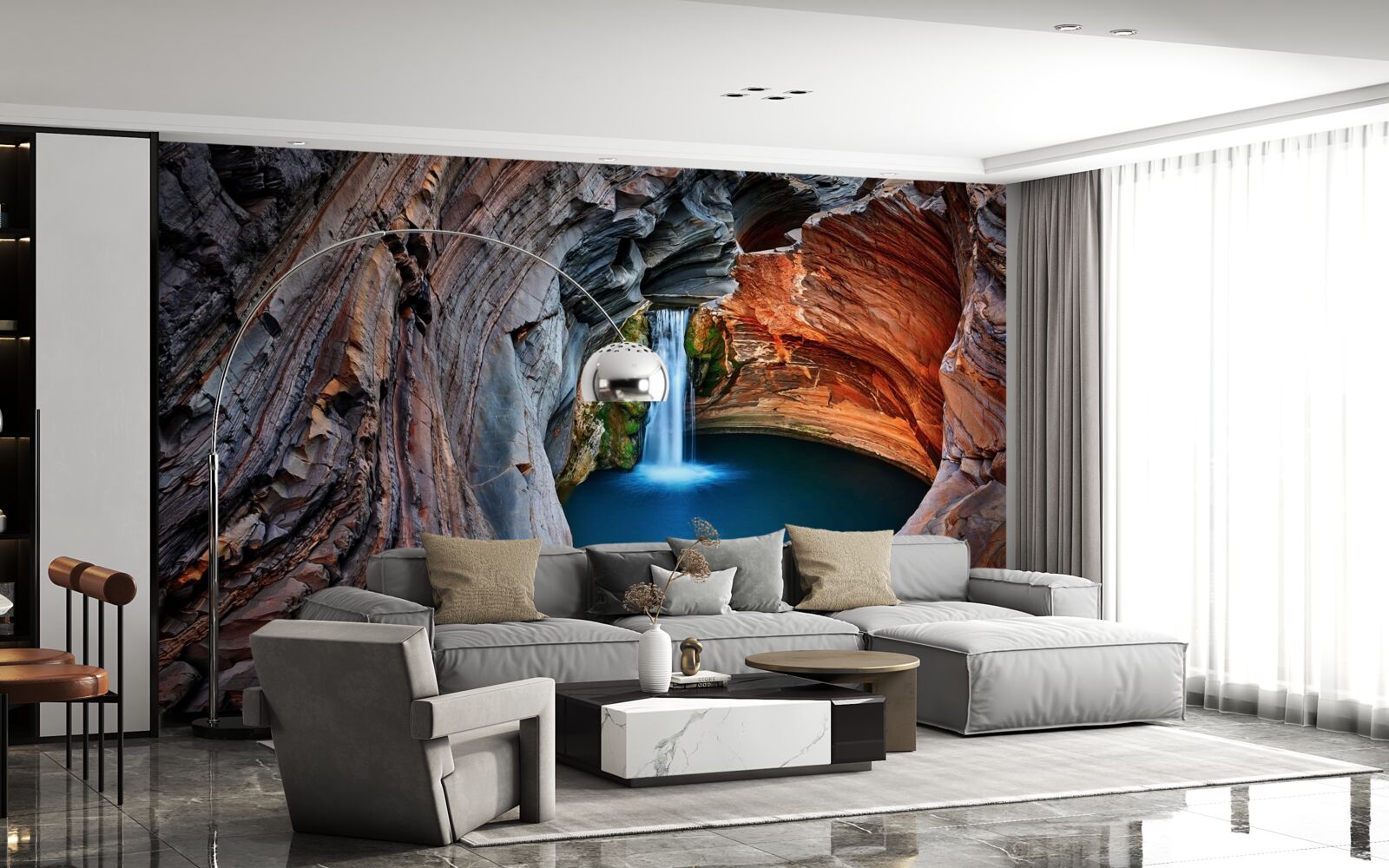 Fototapeten Ecke in der Höhle