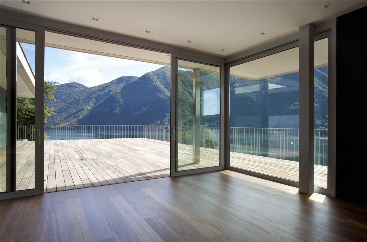Fototapeten Ein wunderbarer Panoramablick von der Terrasse