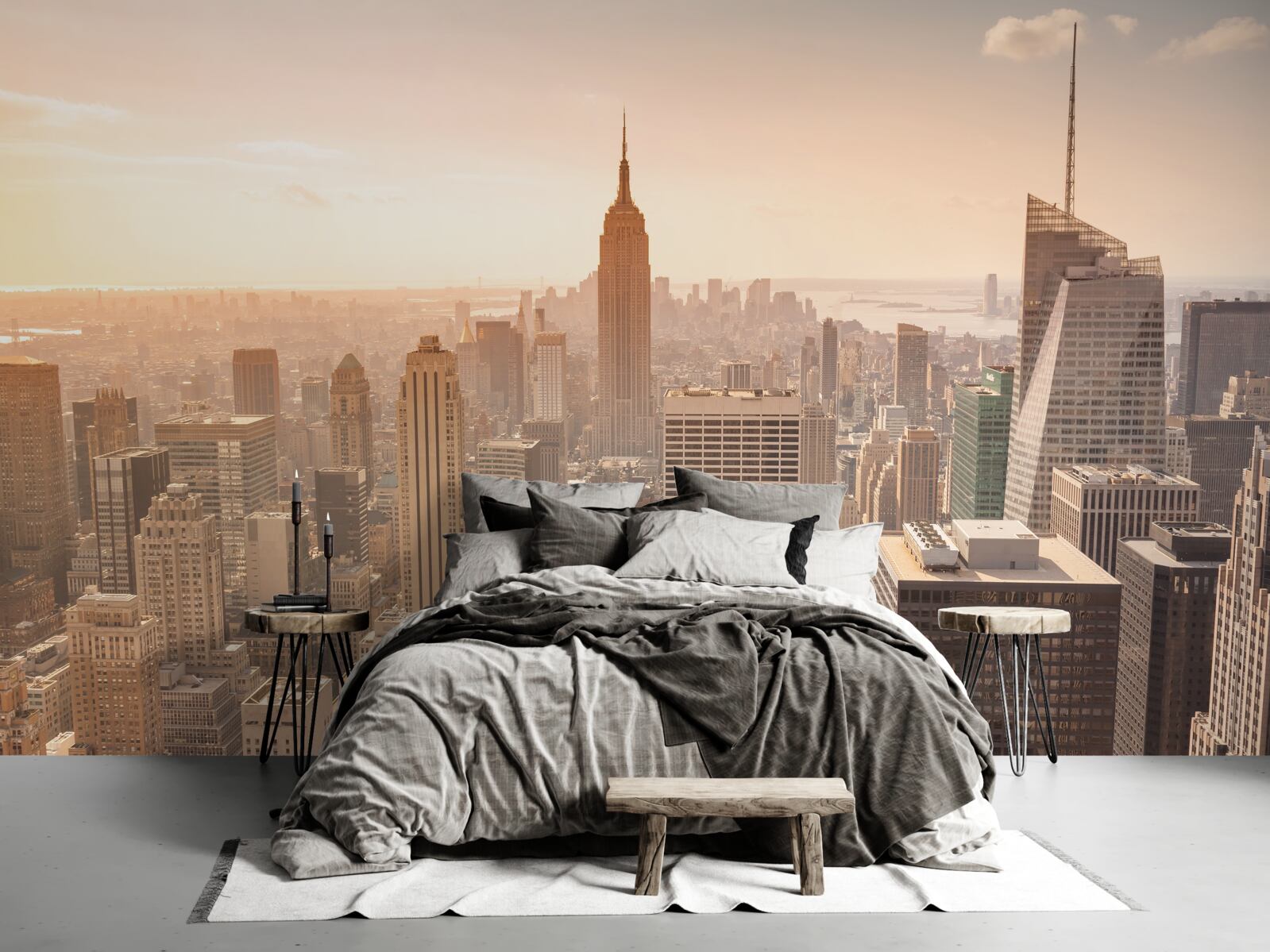 Fototapeten Ein Panoramablick auf New York